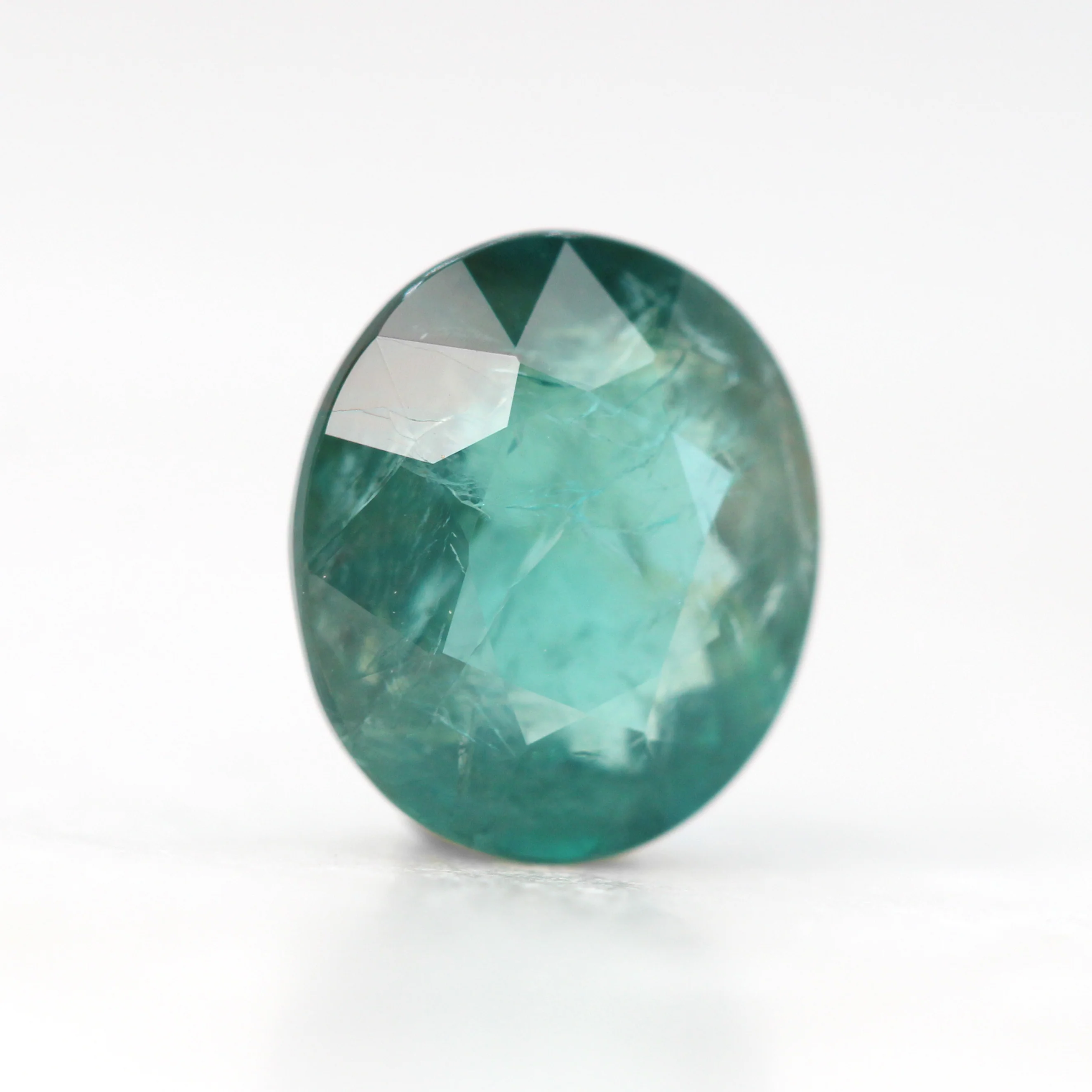 1.80 Carat Teal Oval Grandidierite for Custom Work - Inventory Code TOG180 - Image 4
