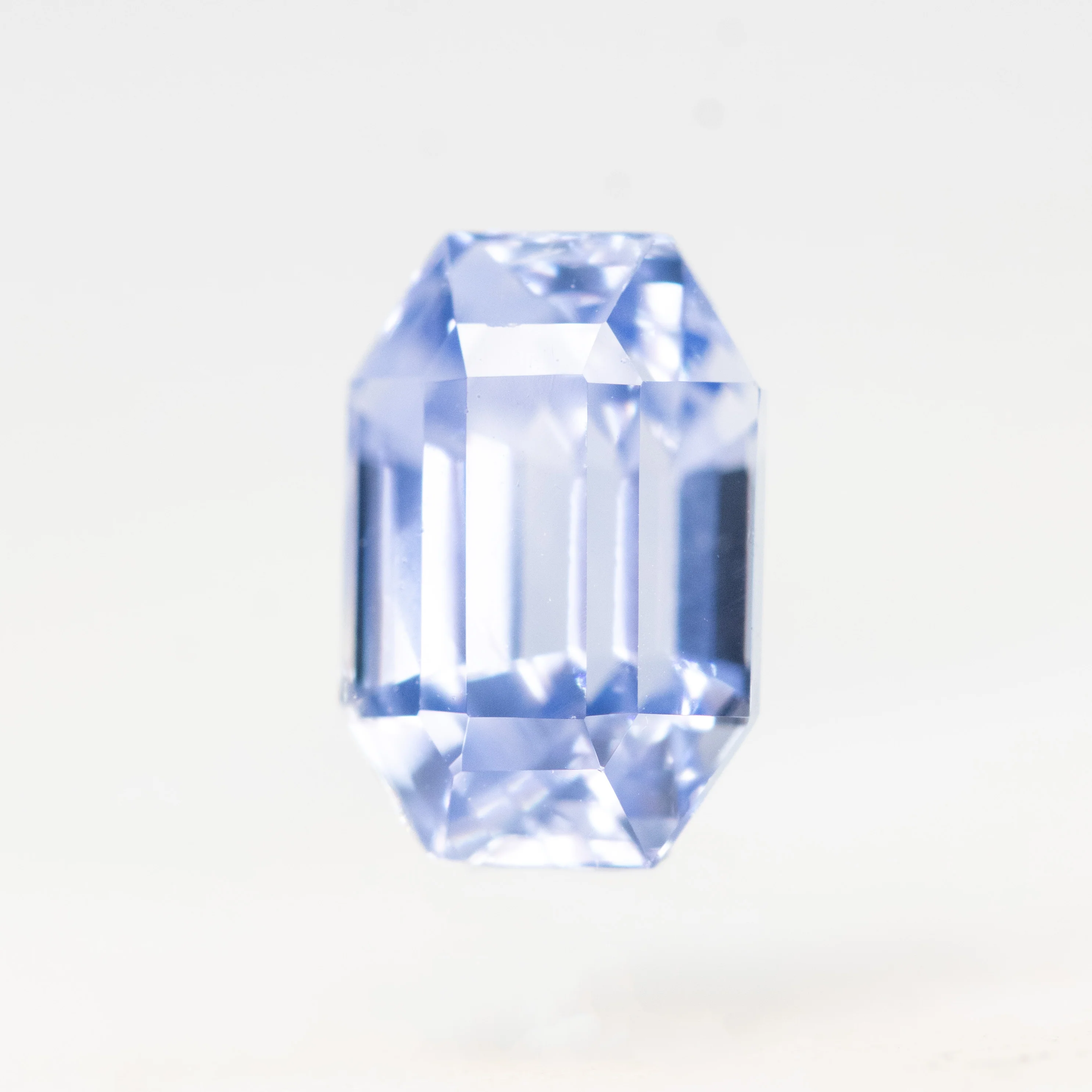 1.85 Carat Emerald Cut Cornflower Blue Sapphire for Custom Work - Inventory Code BES185 - Image 3