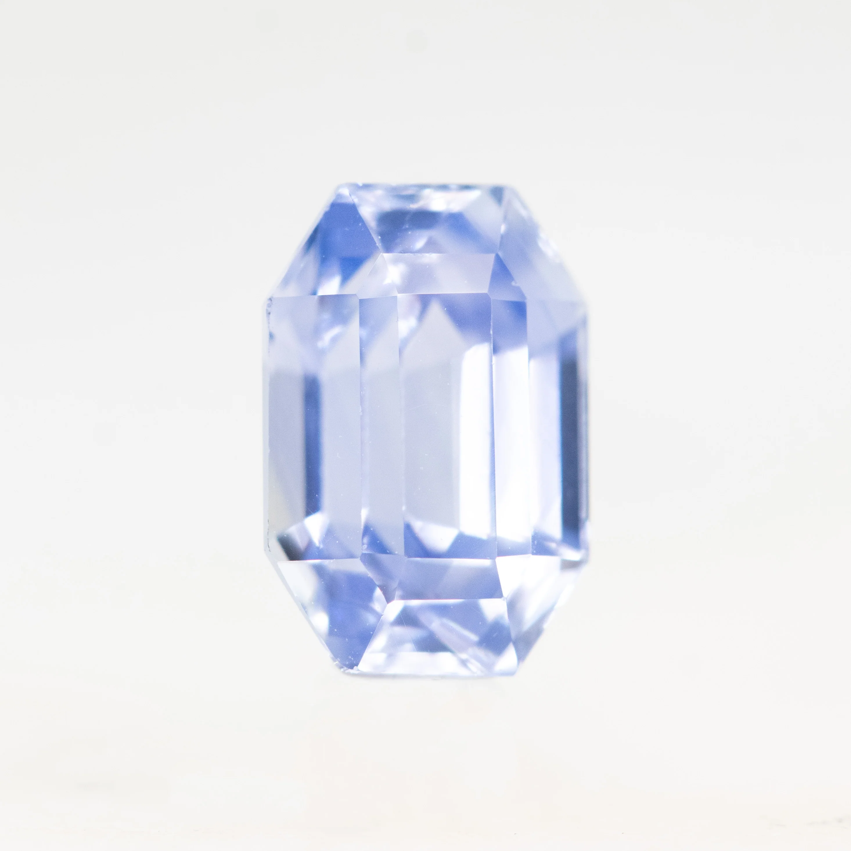 1.85 Carat Emerald Cut Cornflower Blue Sapphire for Custom Work - Inventory Code BES185 - Image 4