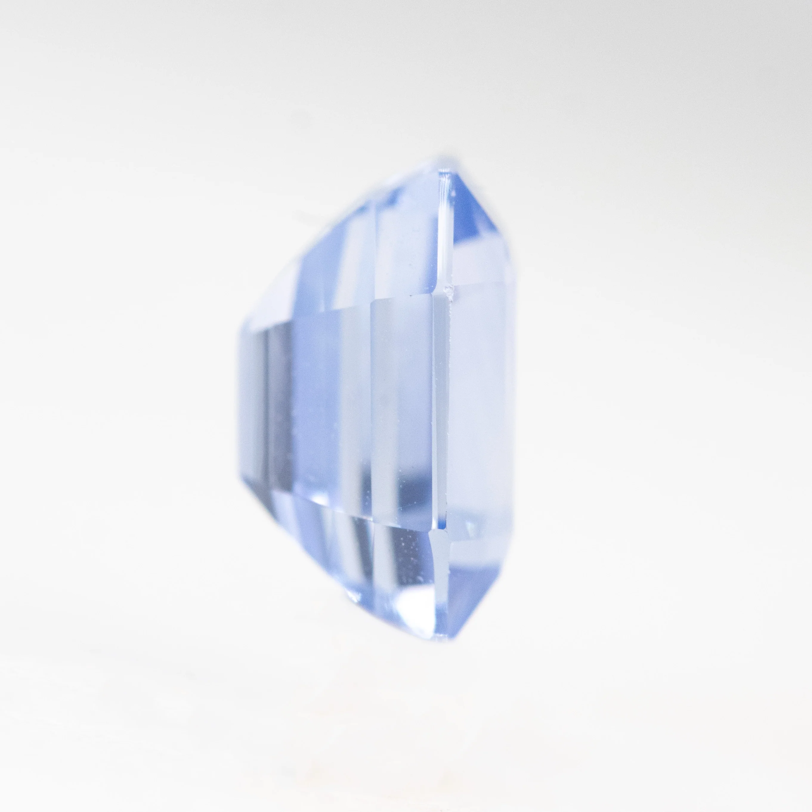 1.85 Carat Emerald Cut Cornflower Blue Sapphire for Custom Work - Inventory Code BES185 - Image 5
