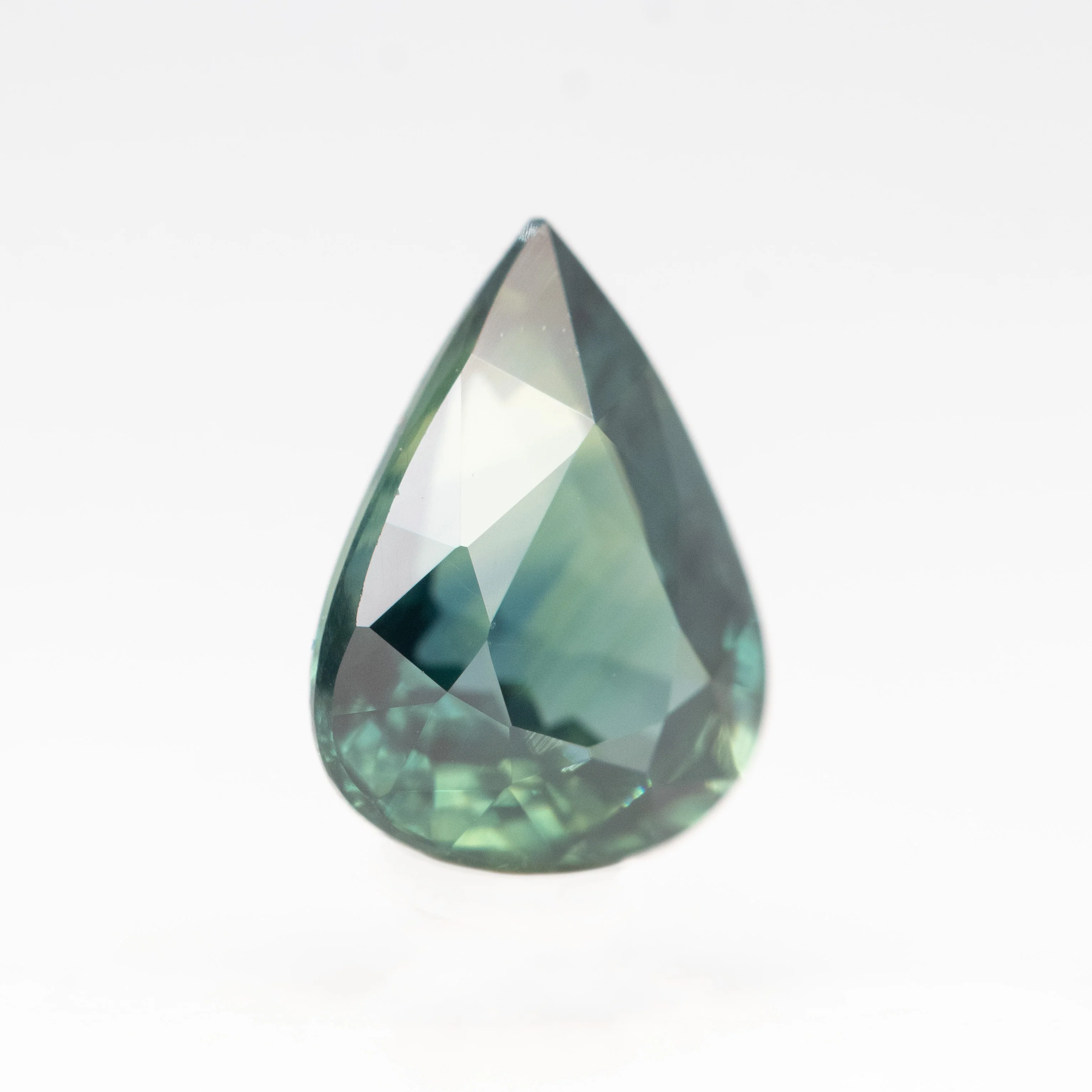 1.87 Carat Teal Pear Australian Sapphire for Custom Work - Inventory Code TPS187 - Image 4