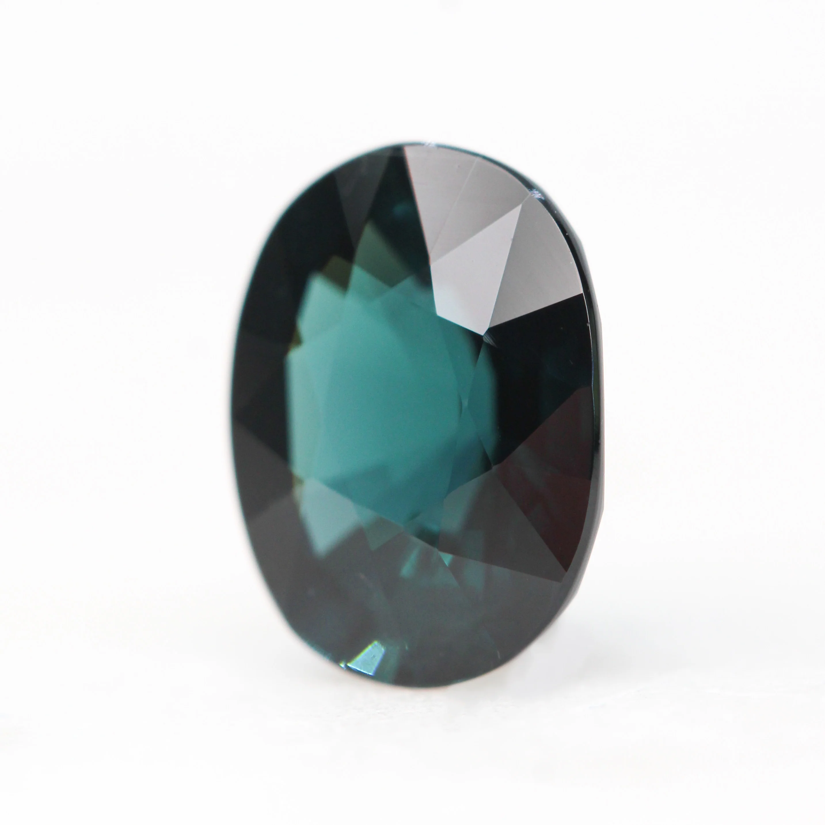 1.89 Carat Teal Oval Tourmaline for Custom Work - Inventory Code TOT189 - Image 3