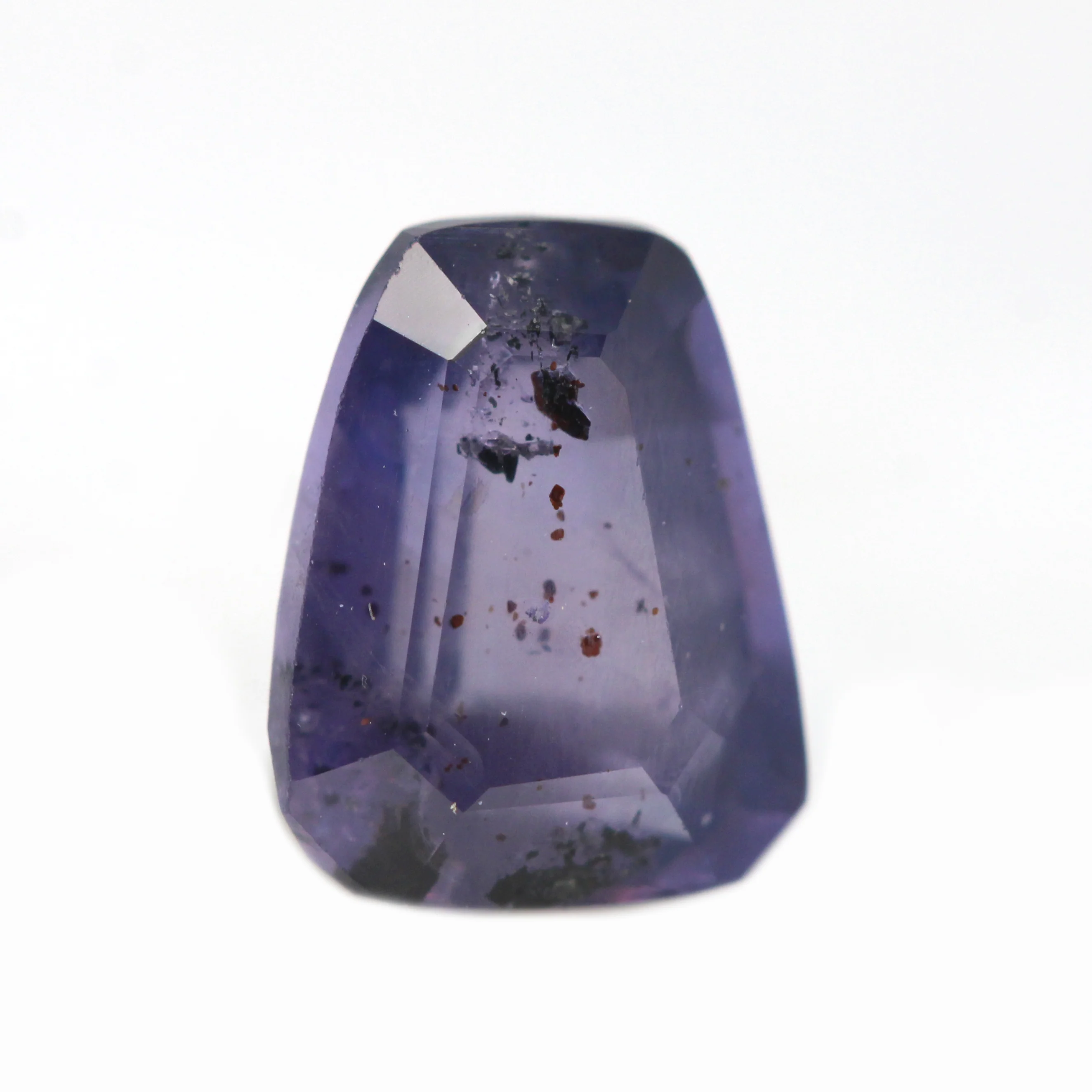 1.93 Carat Purple Trapezoid Sapphire for Custom Work - Inventory Code PTS193 - Image 3