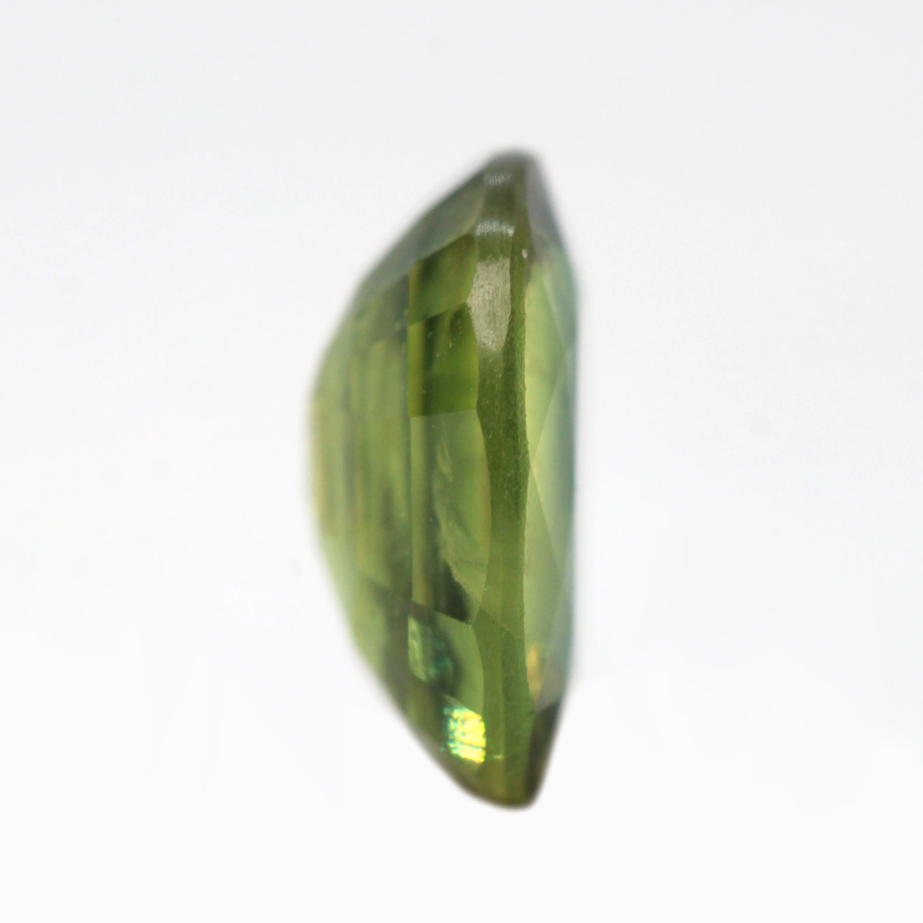 1.94 Carat Bicolor Yellow Blue Oval Sapphire for Custom Work - Inventory Code YBOS194 - Image 5