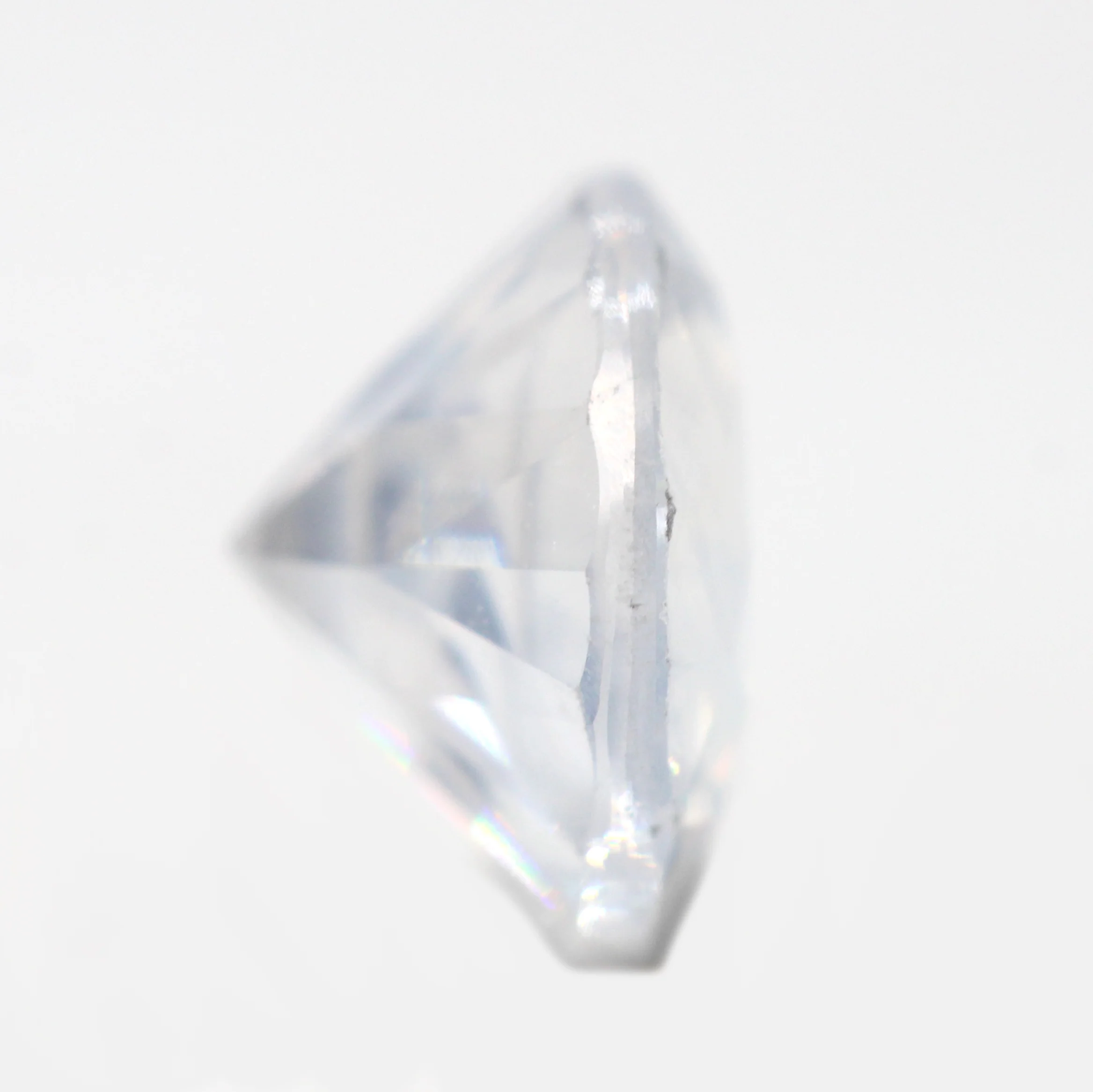 1.94 Carat Round Opalescent White Zircon for Custom Work - Inventory Code WZIR194 - Image 5