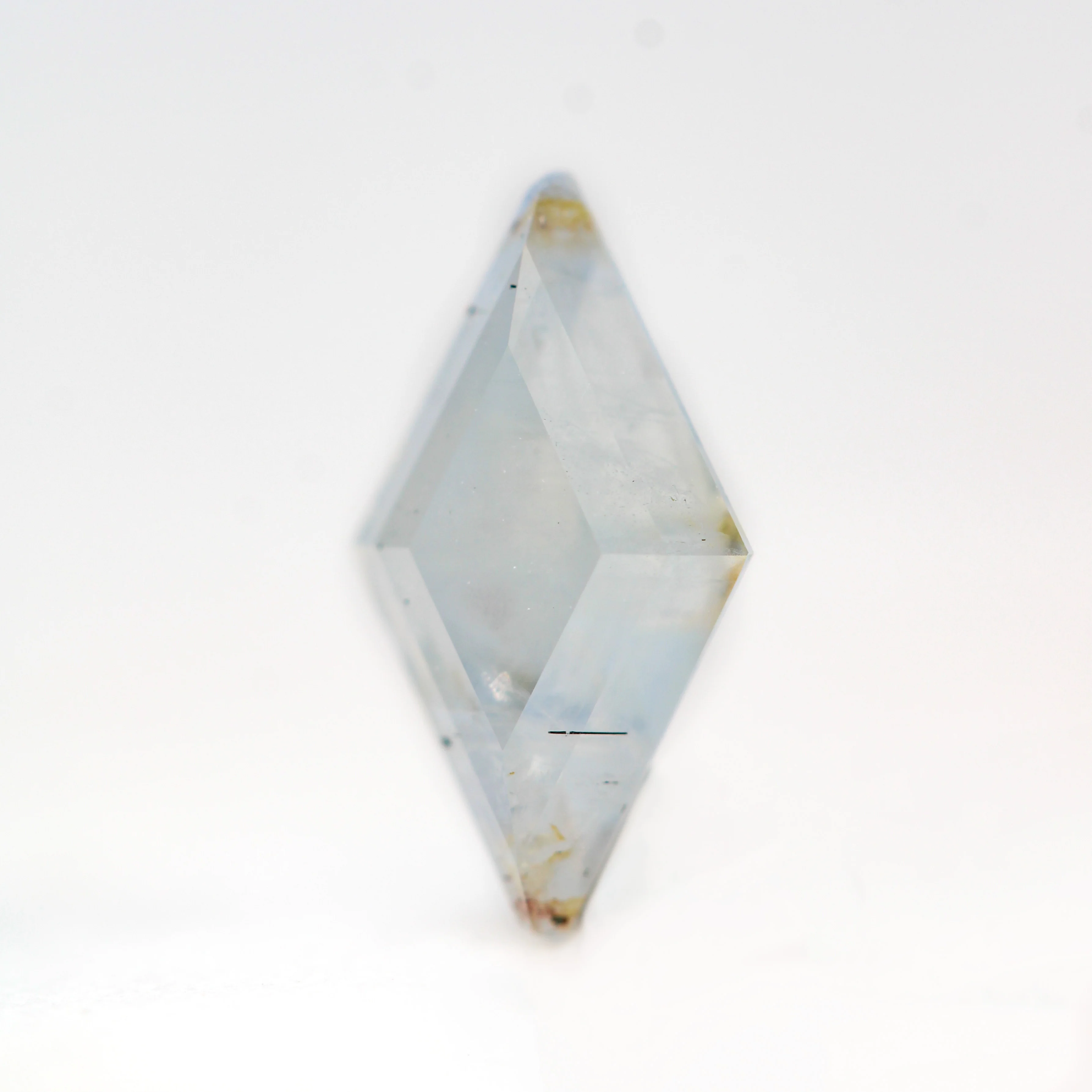 1.96 Carat Opalescent Gray Lozenge Cut Sapphire for Custom Work - Inventory Code GLS196 - Image 3