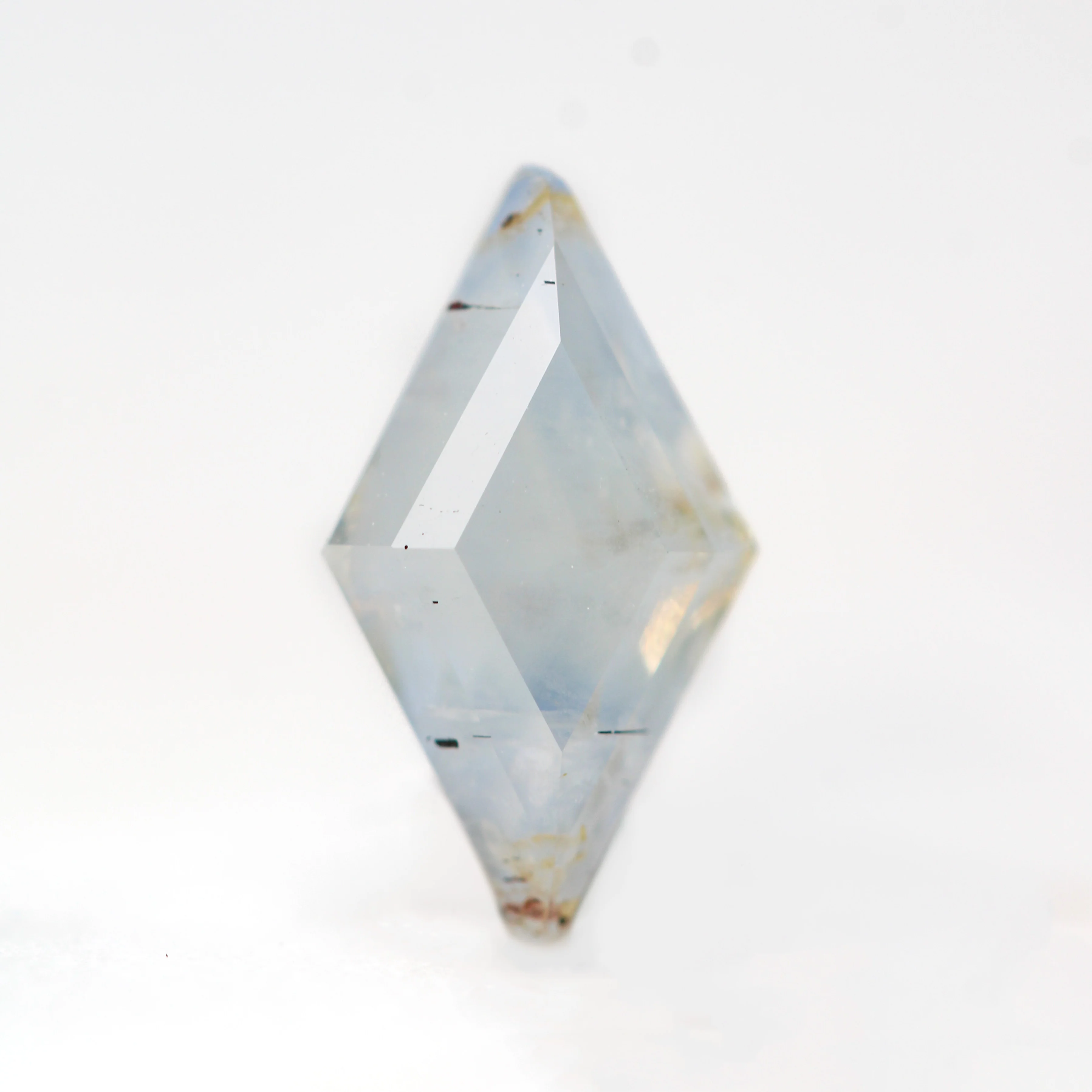 1.96 Carat Opalescent Gray Lozenge Cut Sapphire for Custom Work - Inventory Code GLS196 - Image 4