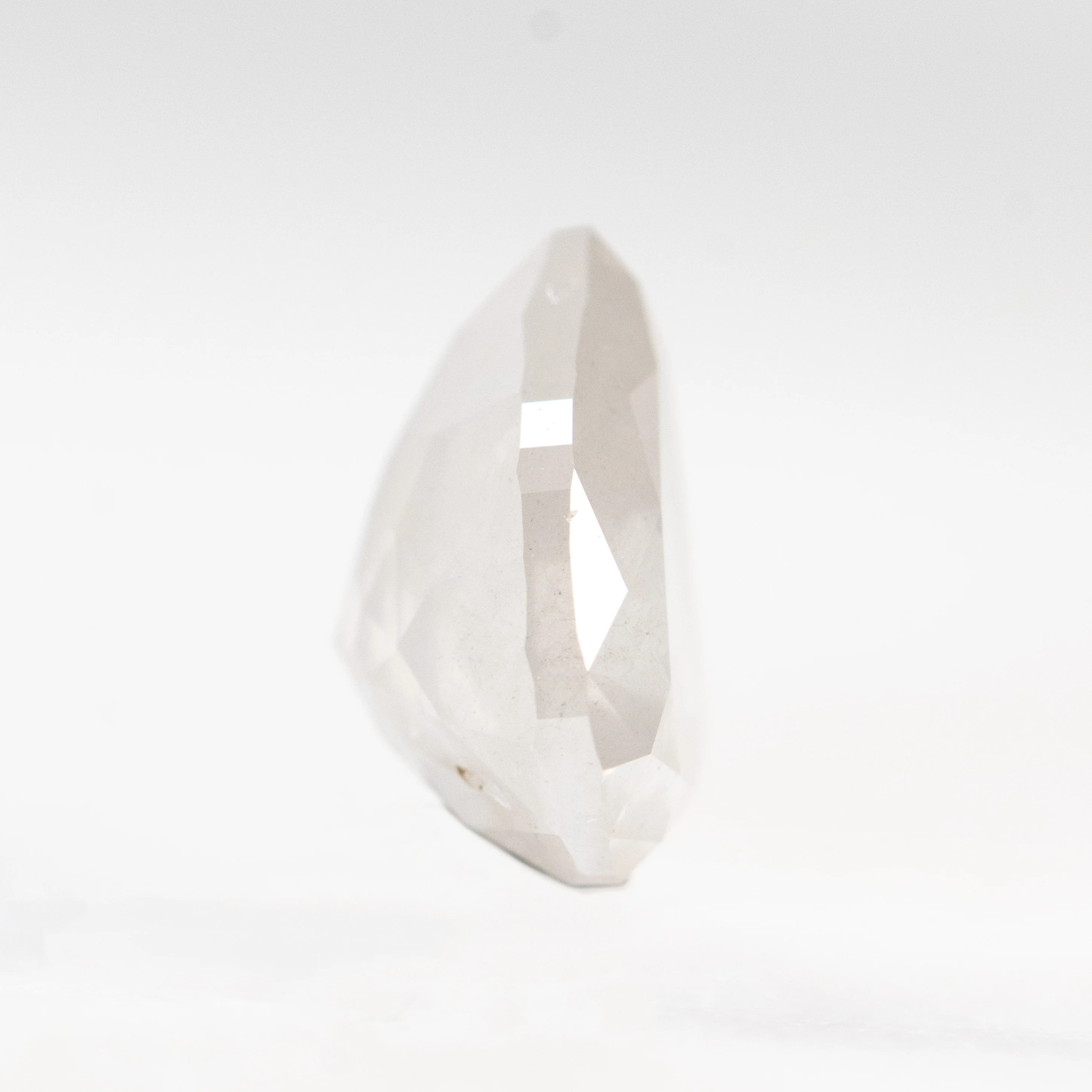 1.98 Carat Misty White Pear Salt and Pepper Diamond for Custom Work - Inventory Code MWP198 - Image 5