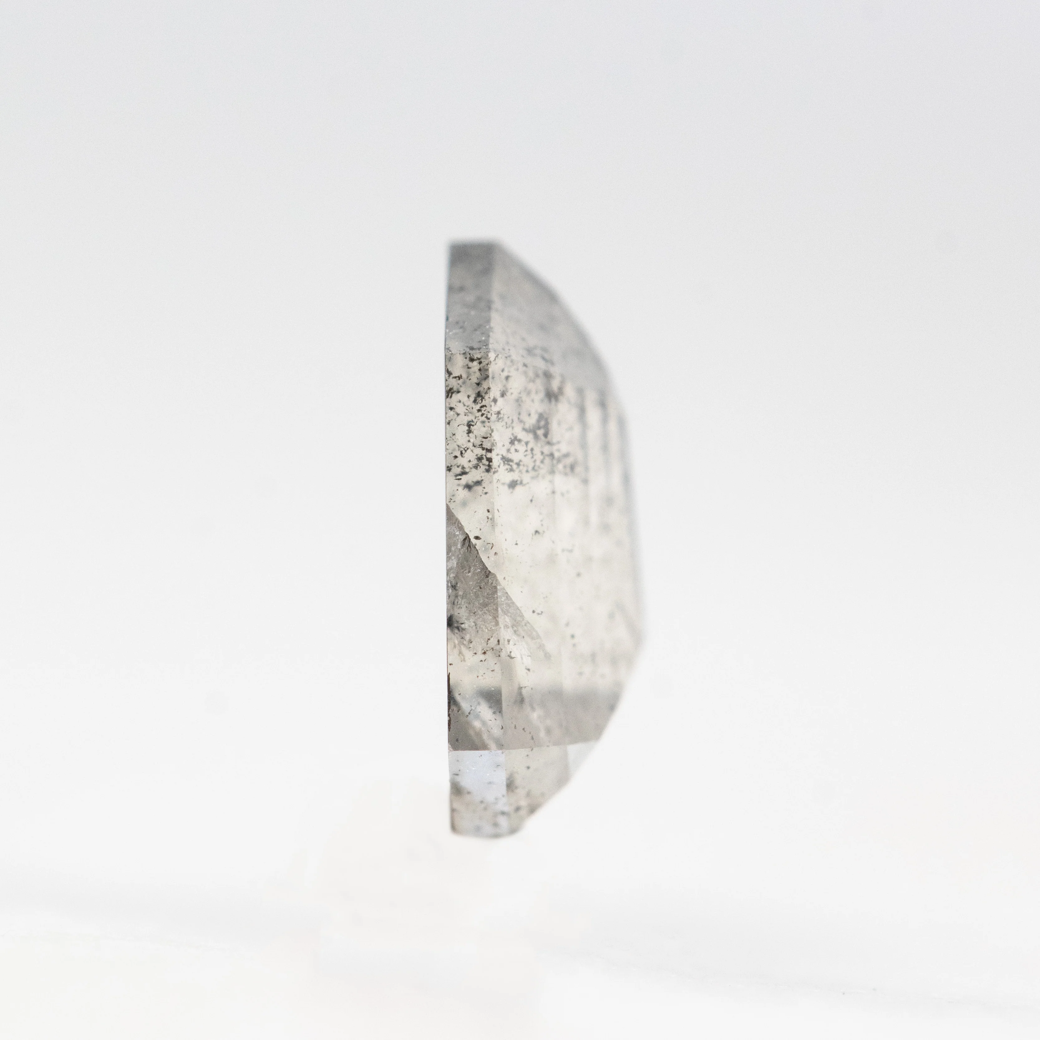 1.00 Carat Clear Shield Cut Salt and Pepper Diamond for Custom Work - Inventory Code CCS099 - Image 5