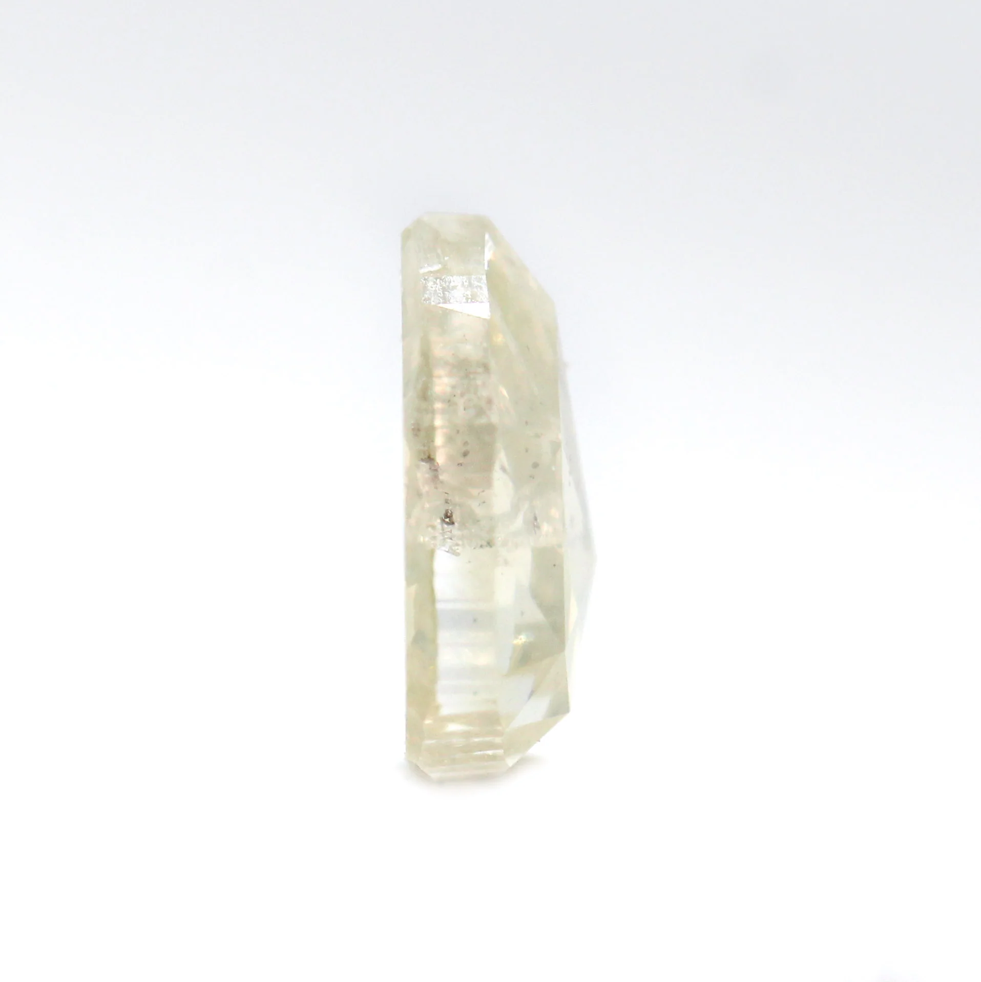 1.00 Carat Clear Pear Salt and Pepper Diamond for Custom Work - Inventory Code MWPD1 - Image 4