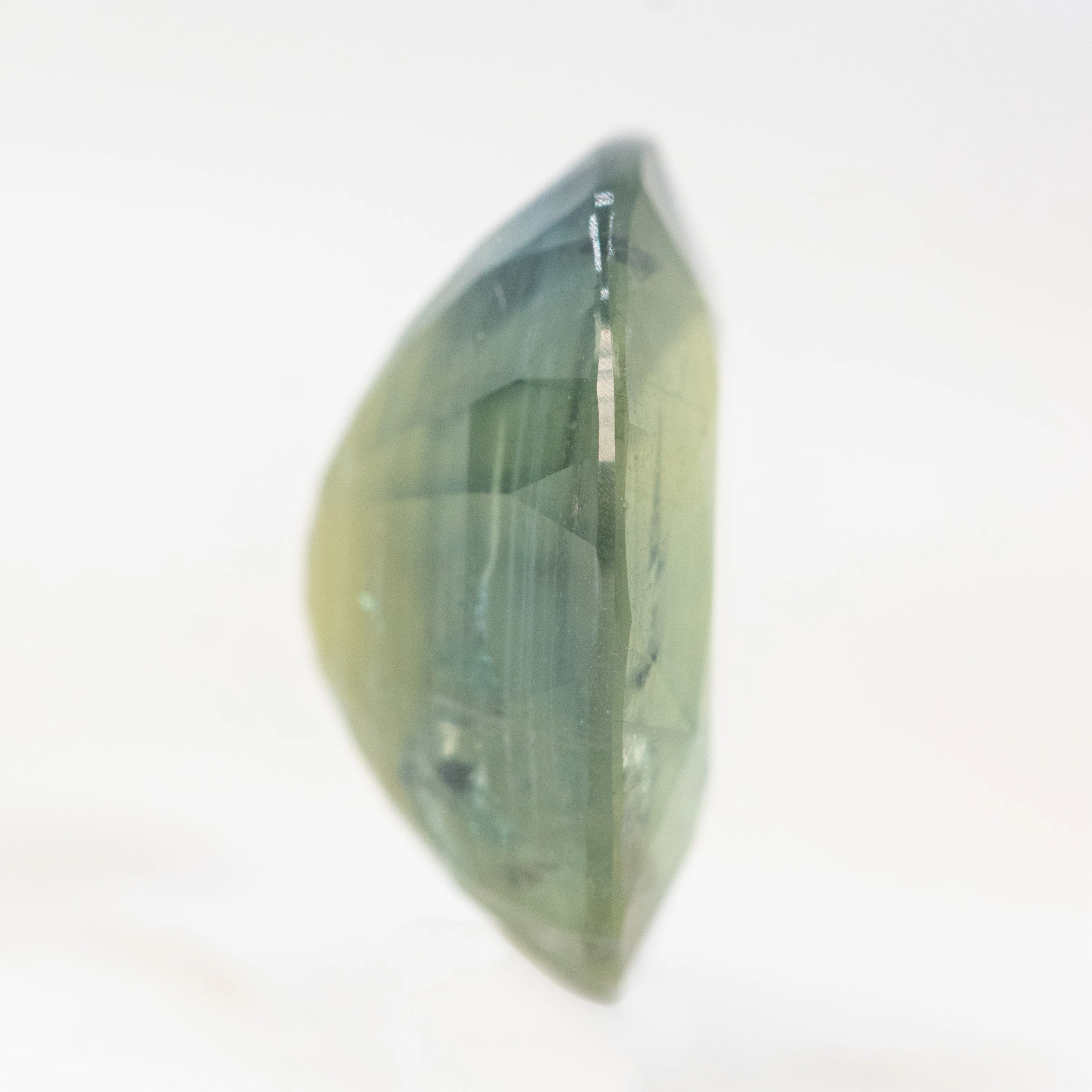 10.53 Carat Green Oval Sapphire for Custom Work - Inventory Code GOS1053 - Image 5