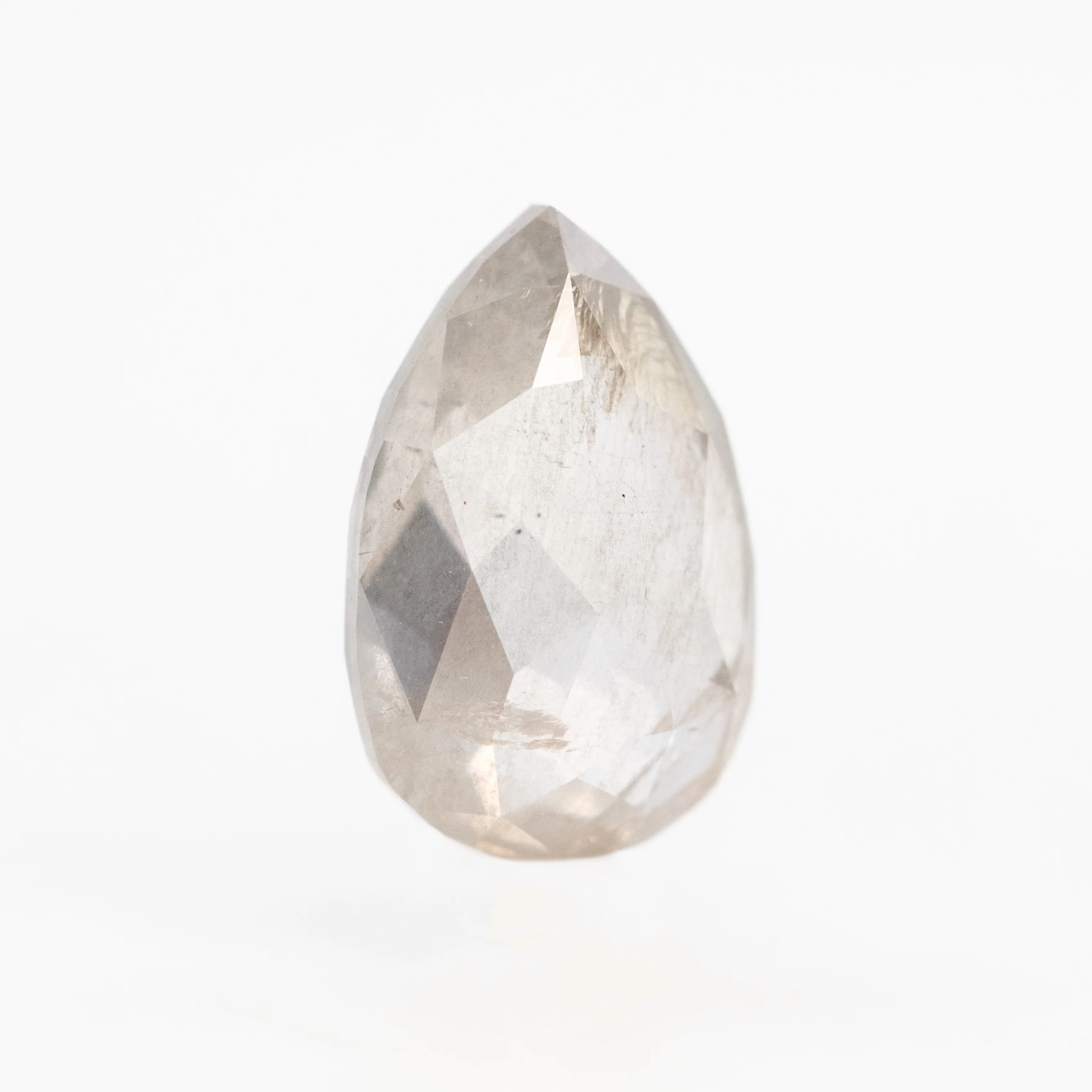 2.00 Carat Gray Pear Salt and Pepper Diamond for Custom Work - Inventory Code SCP200 - Image 4
