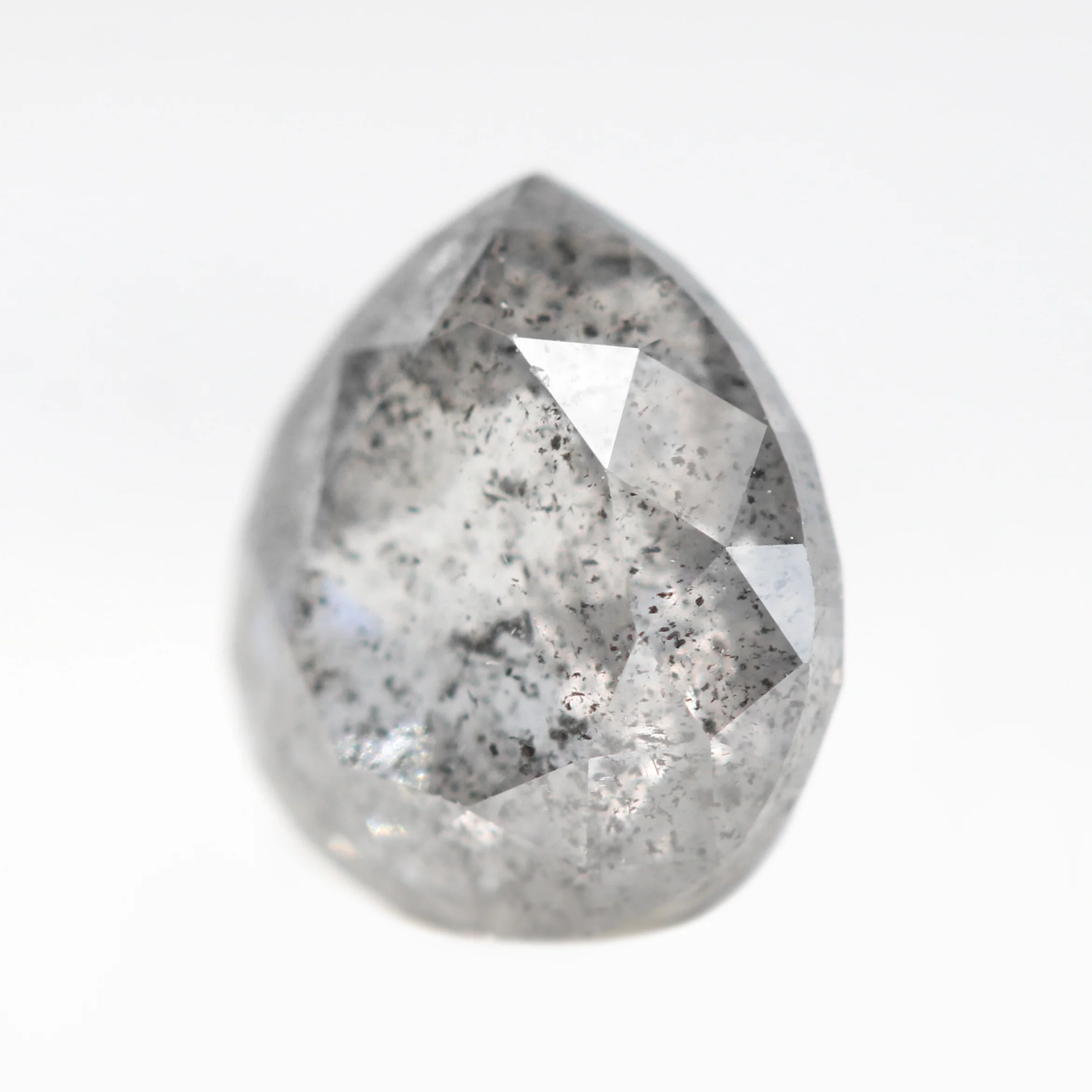 2.00 Carat Gray Pear Salt and Pepper Diamond for Custom Work - Inventory Code SGP200 - Image 6