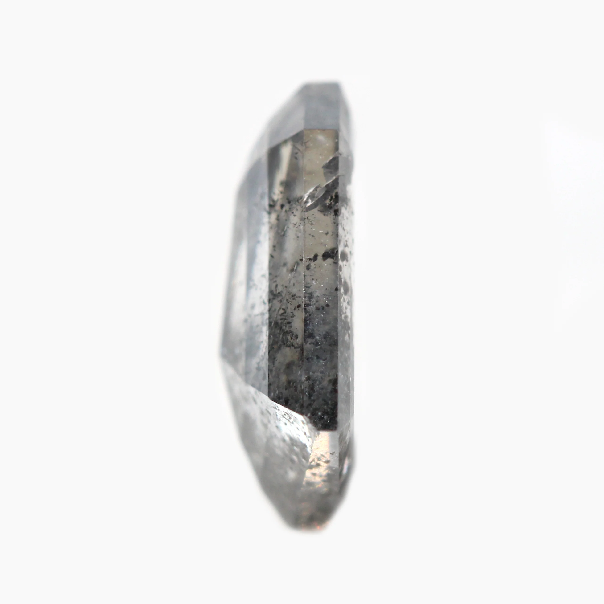 2.00 Carat Shield Cut Salt and Pepper Diamond for Custom Work - Inventory Code DCS200 - Image 5