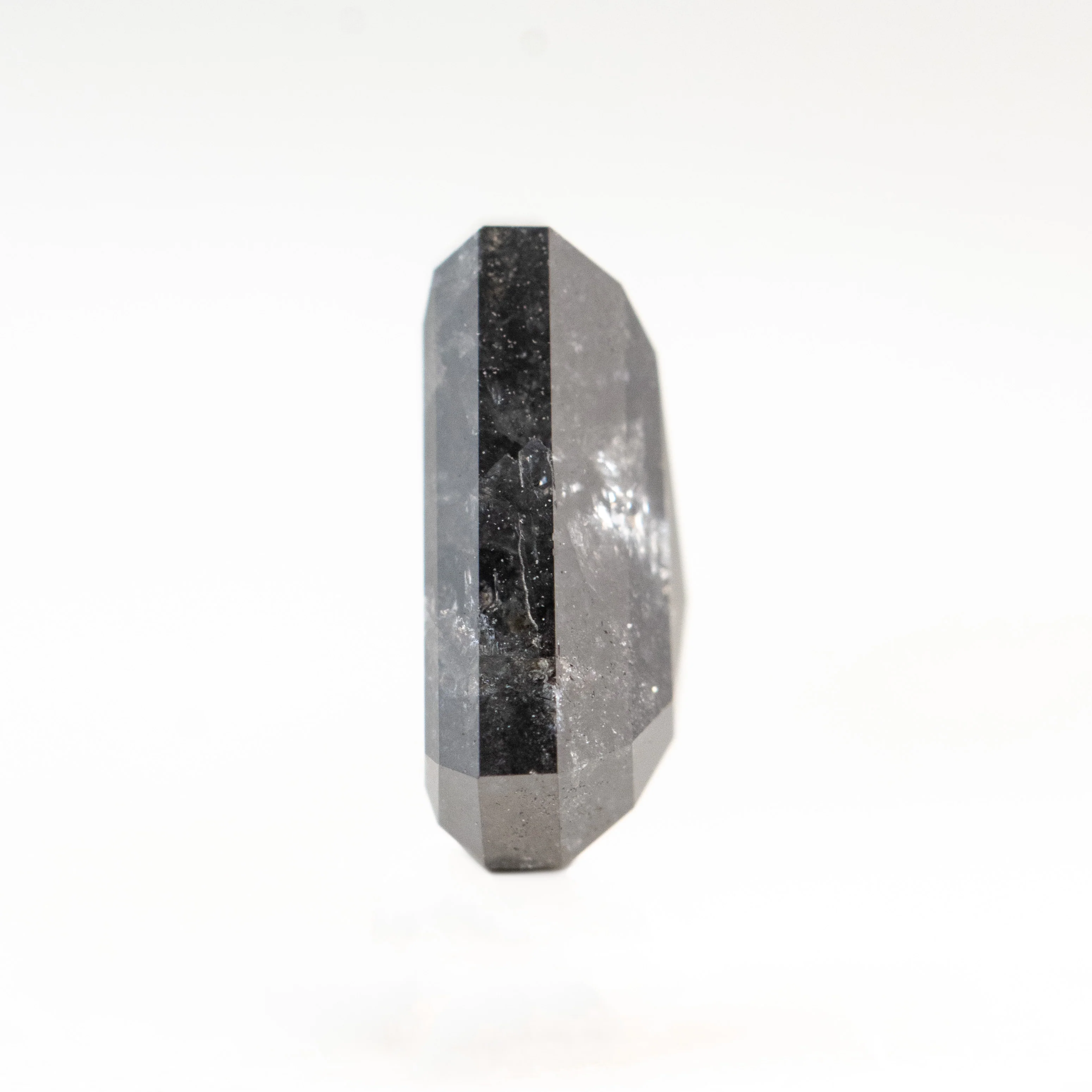 2.02 Carat Black Shield Cut Salt and Pepper Diamond for Custom Work - Inventory Code BCT202 - Image 5