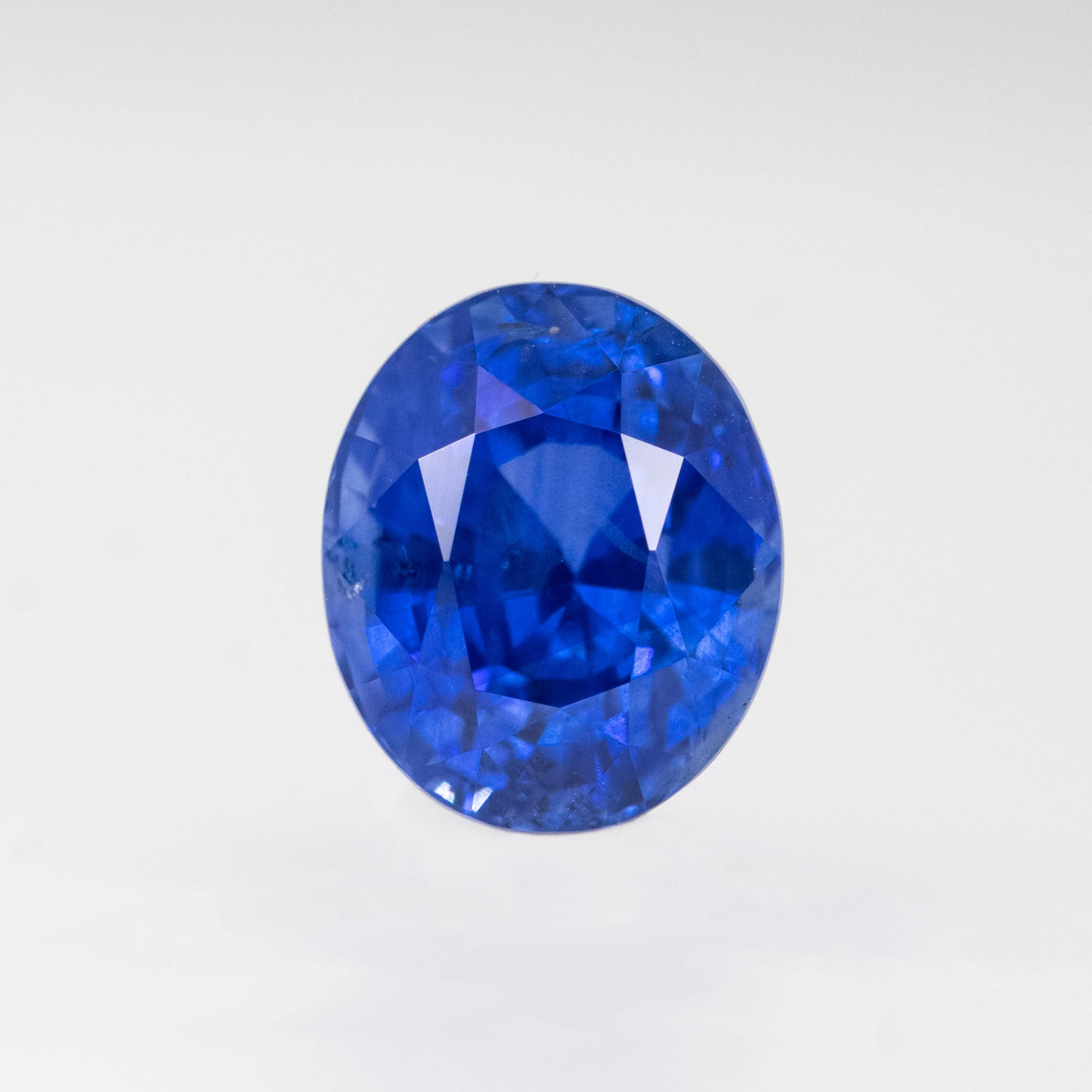 2.02 Carat Cobalt Blue Oval Sapphire for Custom Work - Inventory Code CBOS202