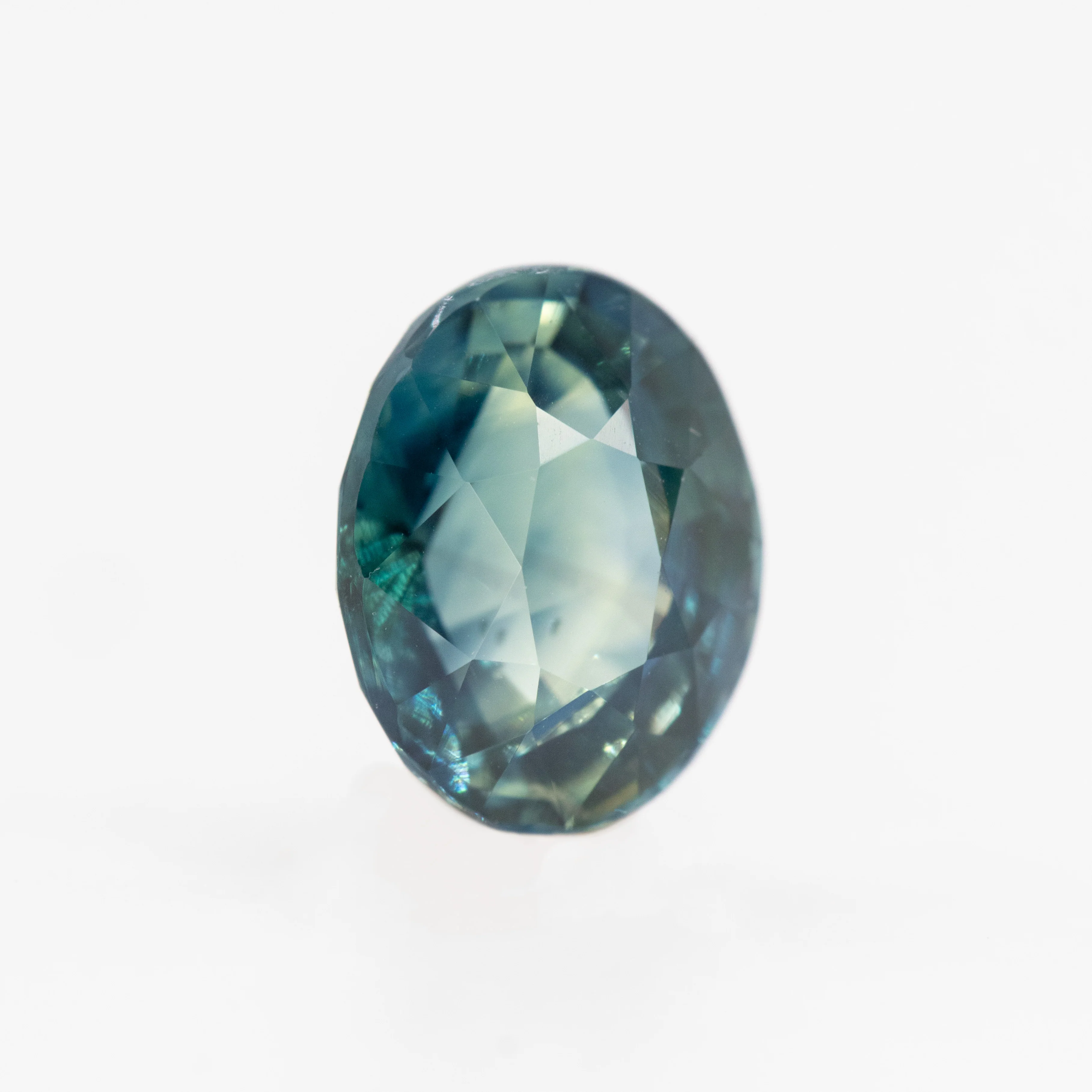 2.02 Carat Teal Blue Oval Sapphire for Custom Work - Inventory Code TBOS202 - Image 4