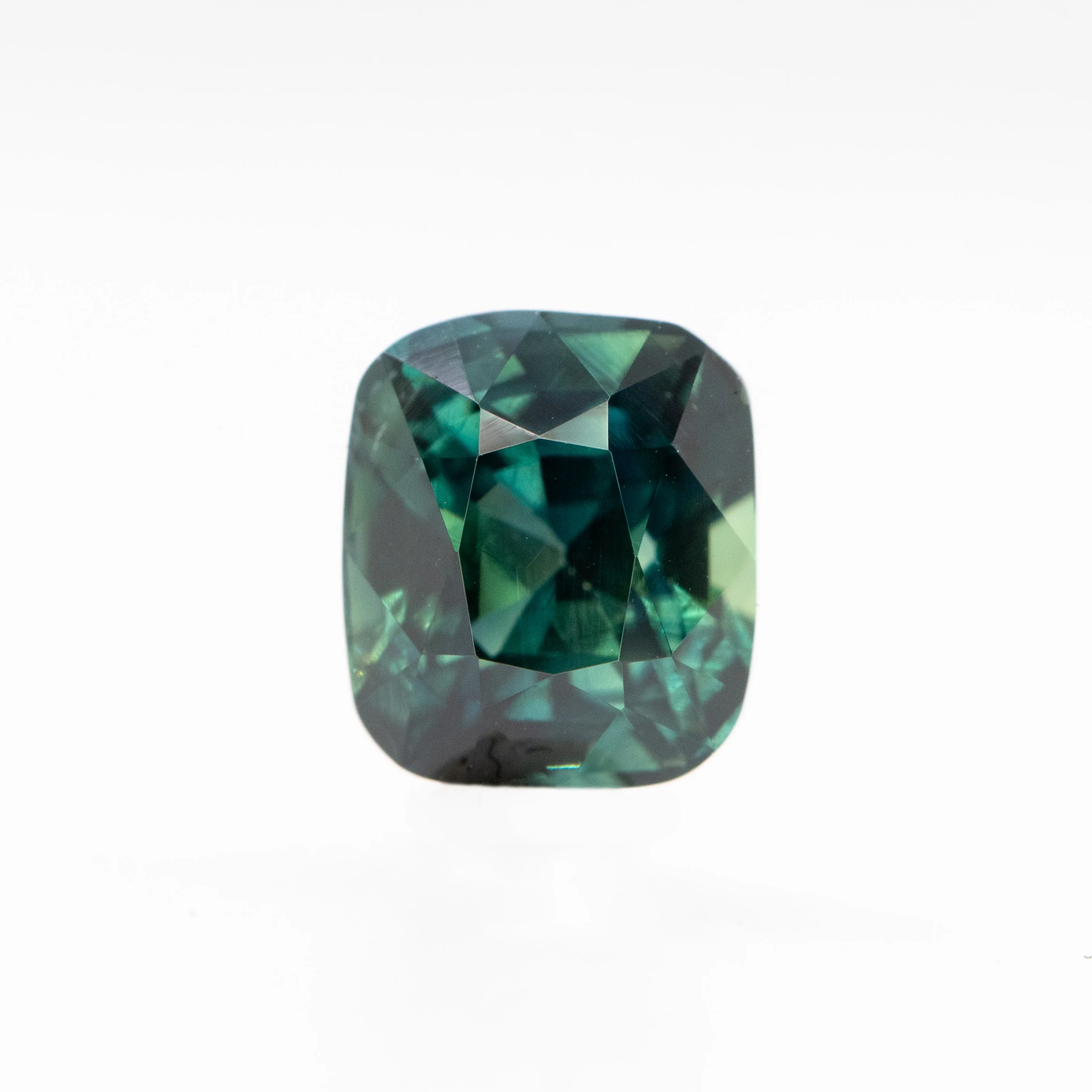 2.02 Carat Teal Elongated Cushion Sapphire for Custom Work - Inventory Code TECS202