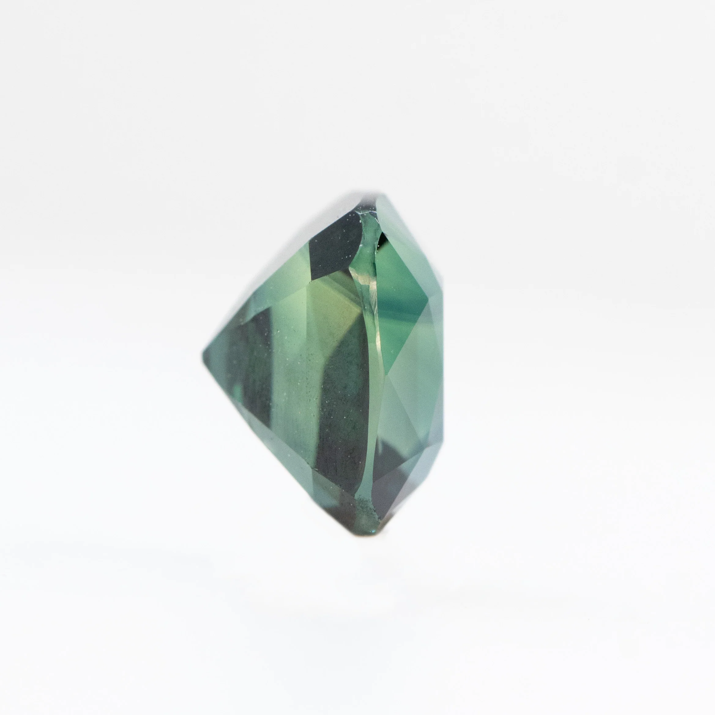 2.02 Carat Teal Elongated Cushion Sapphire for Custom Work - Inventory Code TECS202 - Image 5