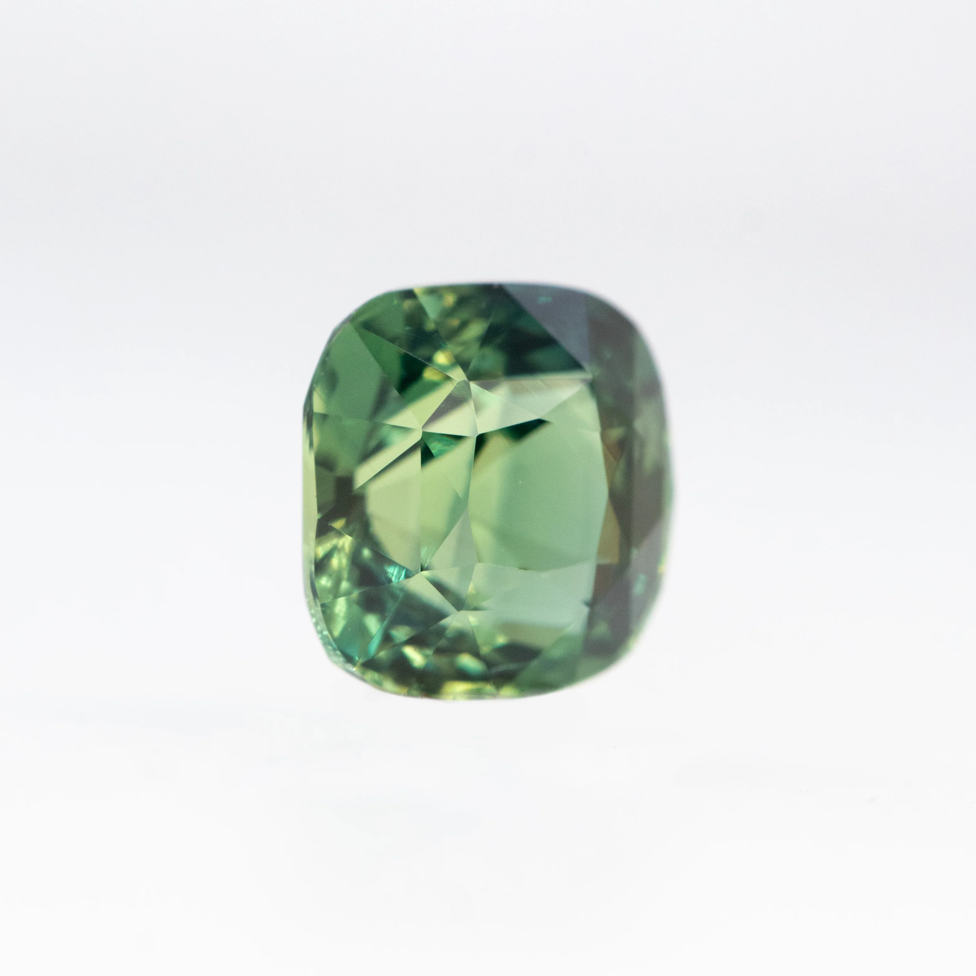 2.04 Carat Green Cushion Cut Sapphire for Custom Work - Inventory Code GCS204 - Image 4