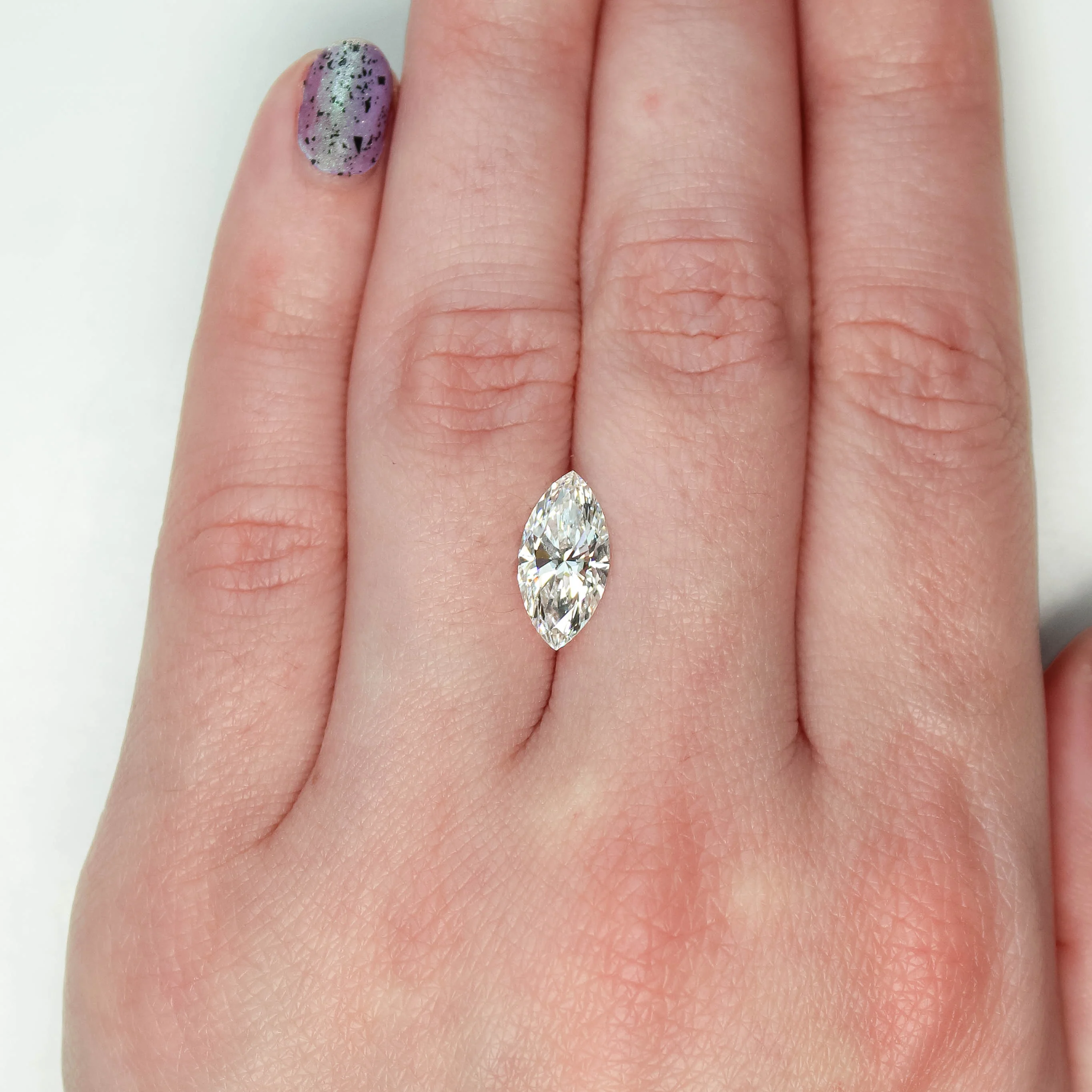 2.06 Carat Certified Lab Grown Marquise Diamond for Custom Work - Inventory Code LGM206 - Image 2