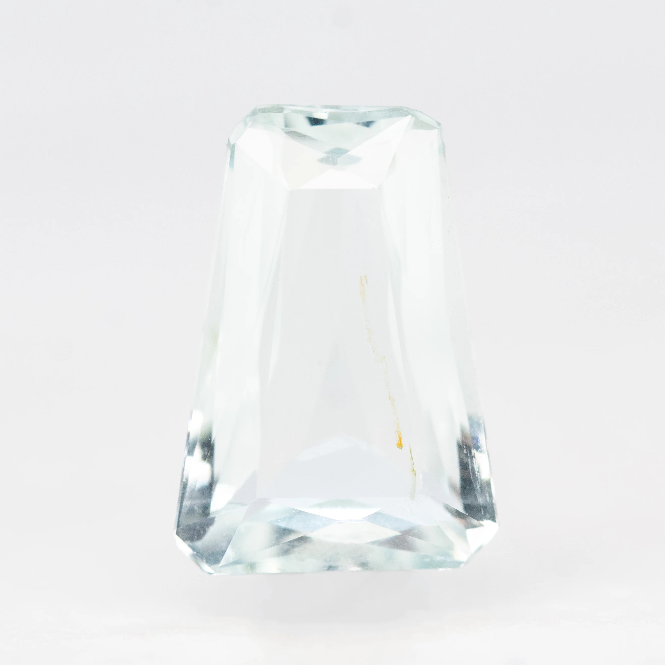 2.07 Carat Clear Trapezoid Aquamarine for Custom Work - Inventory Code CTA207