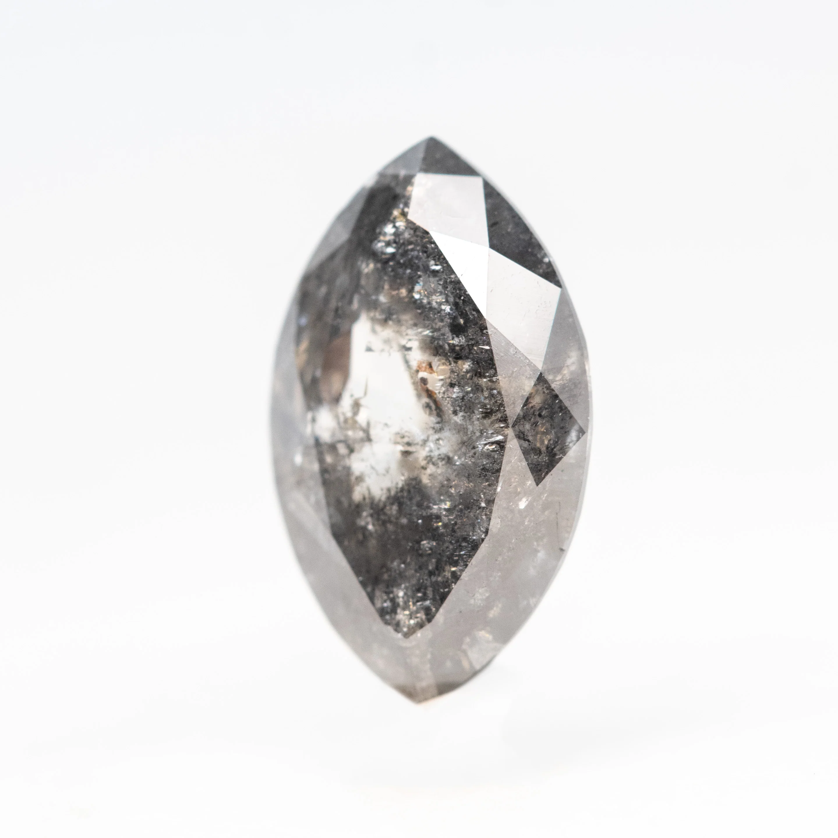 2.07 Carat Dark and Clear Marquise Salt and Pepper Diamond for Custom Work - Inventory Code DCM207 - Image 7