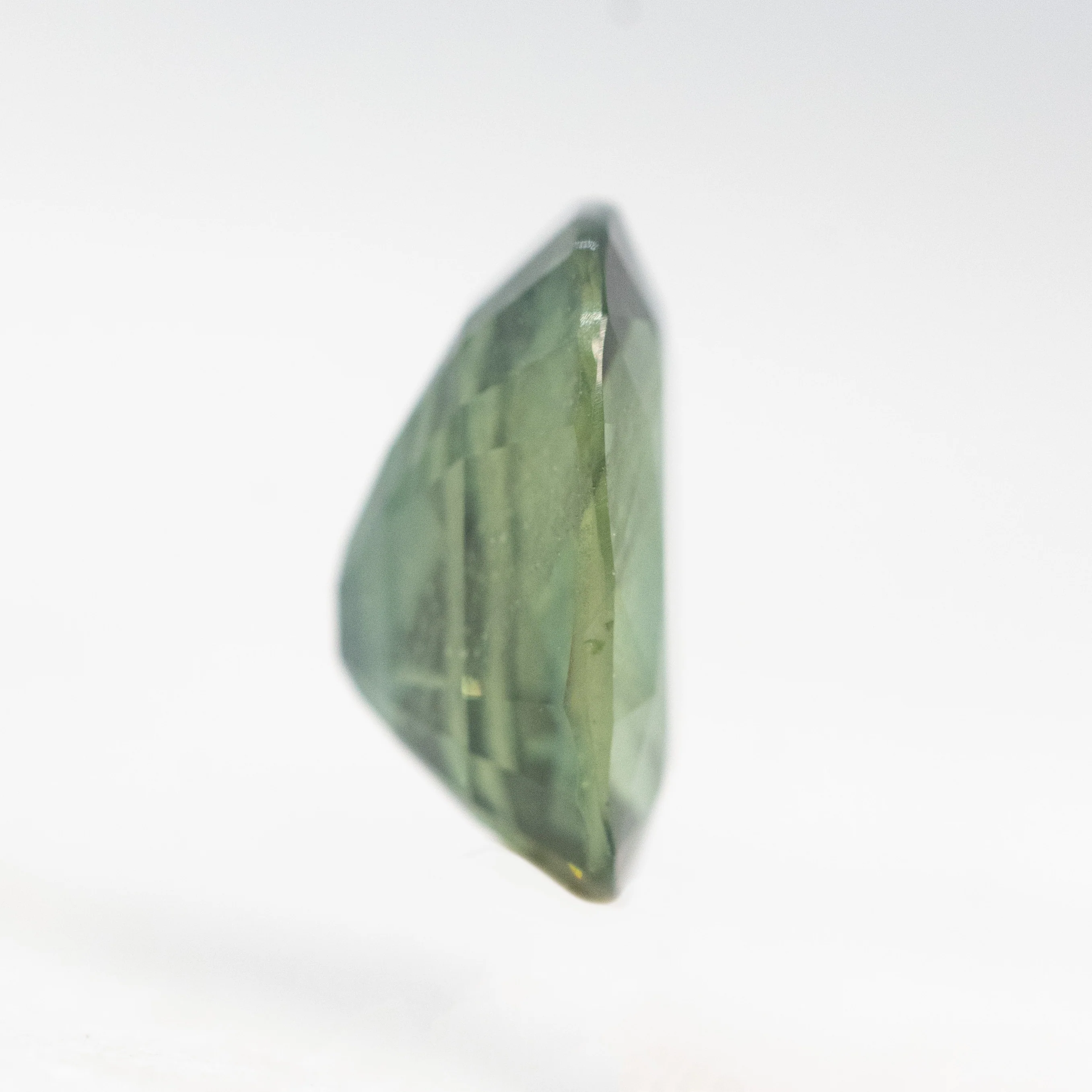 2.10 Carat Teal Green Oval Sapphire for Custom Work - Inventory Code TGOS210 - Image 5