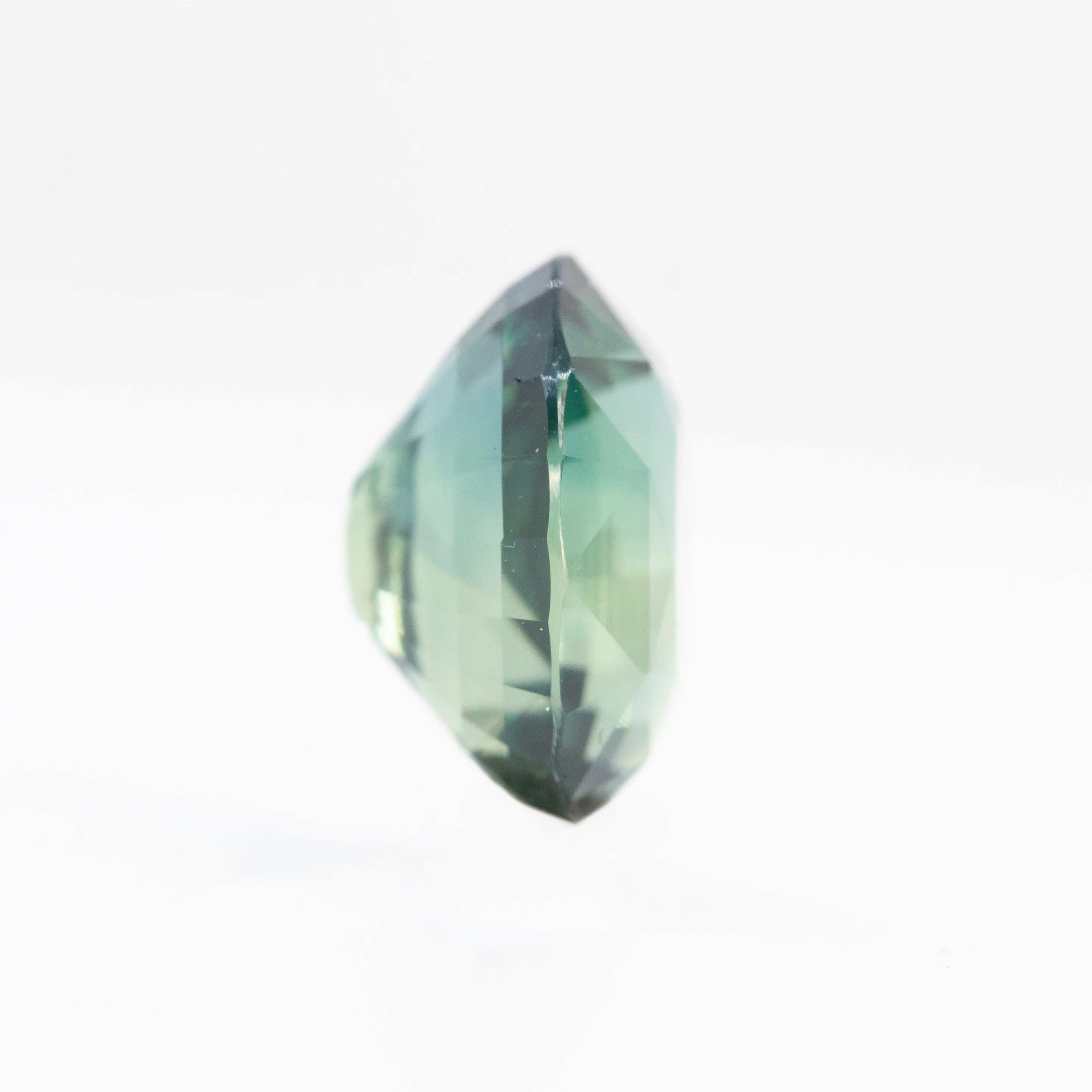 2.10 Carat Teal Oval Sapphire for Custom Work - Inventory Code TOS210 - Image 5