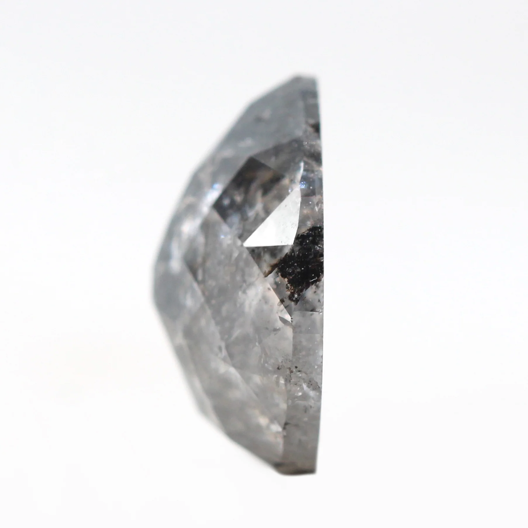 2.15 Carat Pear Salt and Pepper Diamond for Custom Work - Inventory Code DCP215 - Image 5