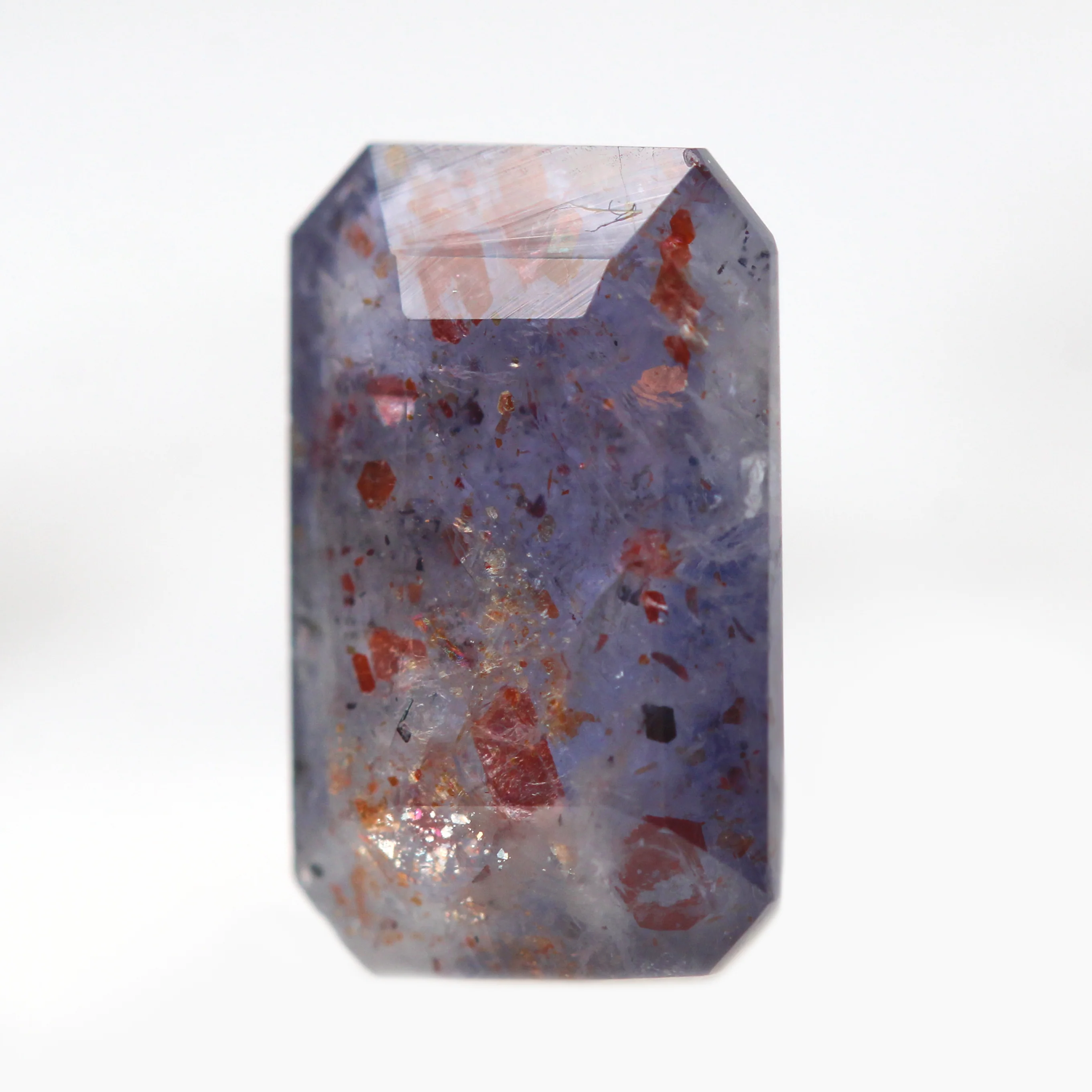 2.20 Carat Emerald Cut Purple Iolite for Custom Work - Inventory Code EPI220 - Image 3