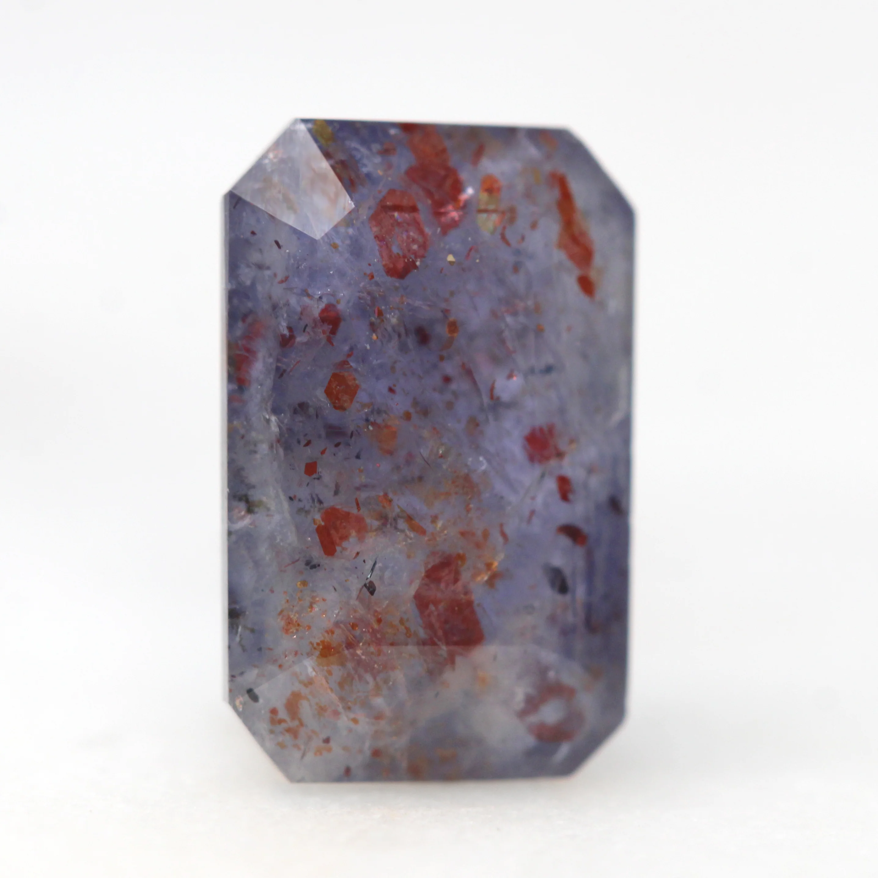 2.20 Carat Emerald Cut Purple Iolite for Custom Work - Inventory Code EPI220 - Image 4