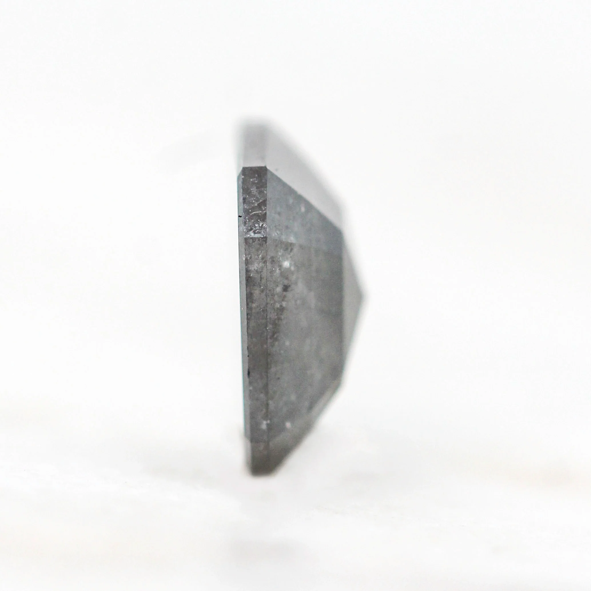 2.28 Carat Black Asscher Cut Salt and Pepper Diamond for Custom Work - Inventory Code NBA228 - Image 5