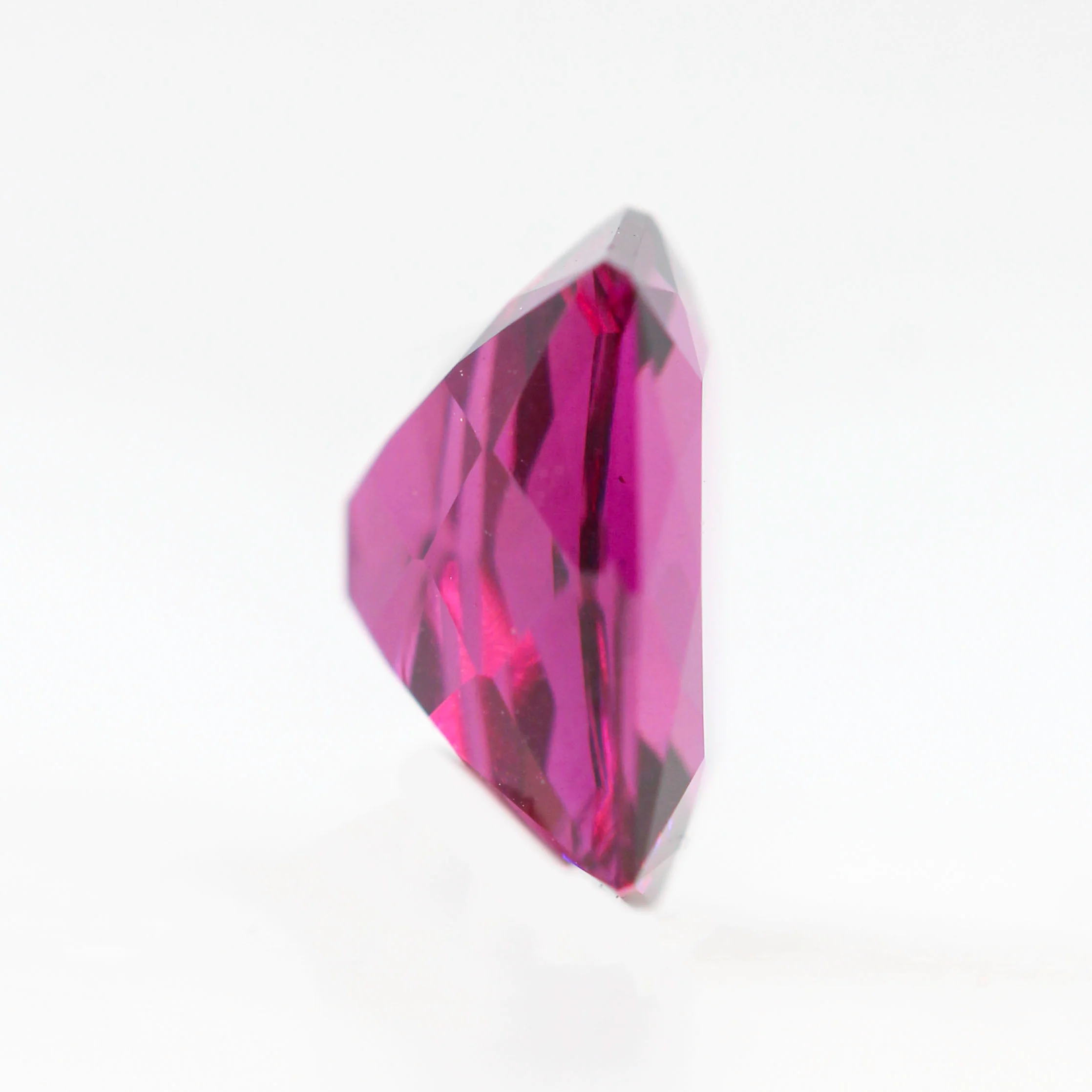 2.28 Carat Geometric Fancy Cushion Cut Rhodolite Garnet for Custom Work - Inventory Code FCG228 - Image 5