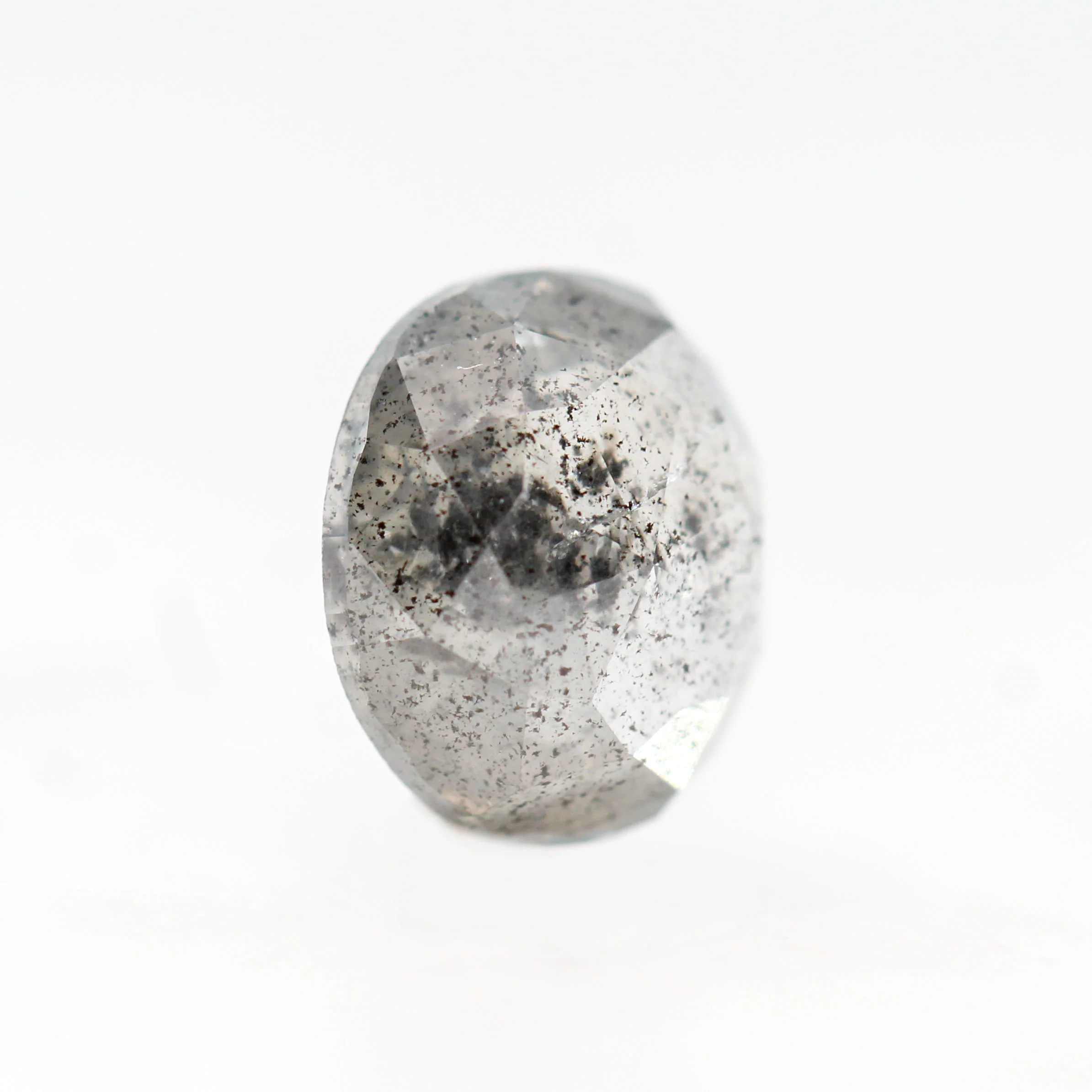 2.29 Carat Gray Oval Salt and Pepper Diamond for Custom Work - Inventory Code CCO229 - Image 4