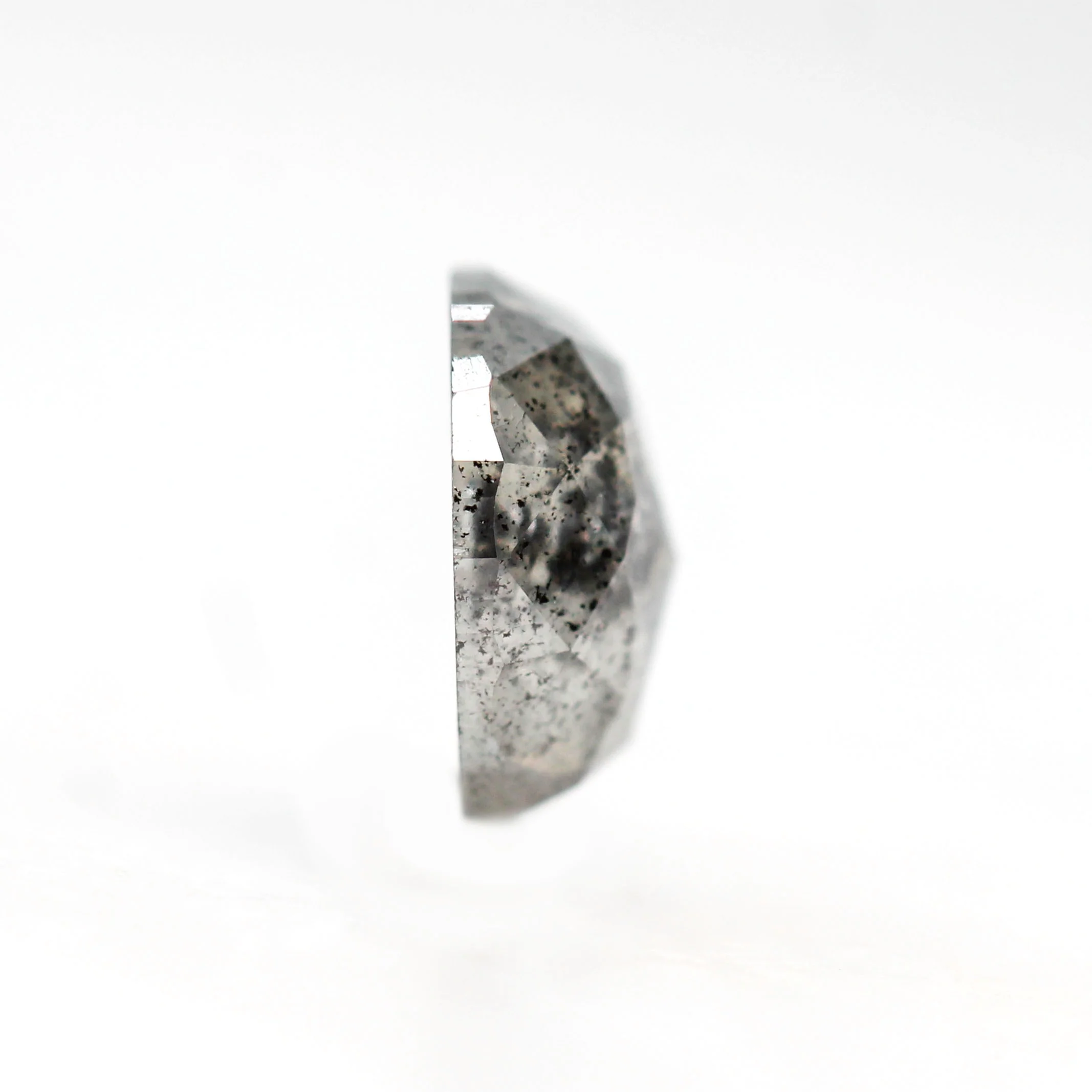 2.29 Carat Gray Oval Salt and Pepper Diamond for Custom Work - Inventory Code CCO229 - Image 5
