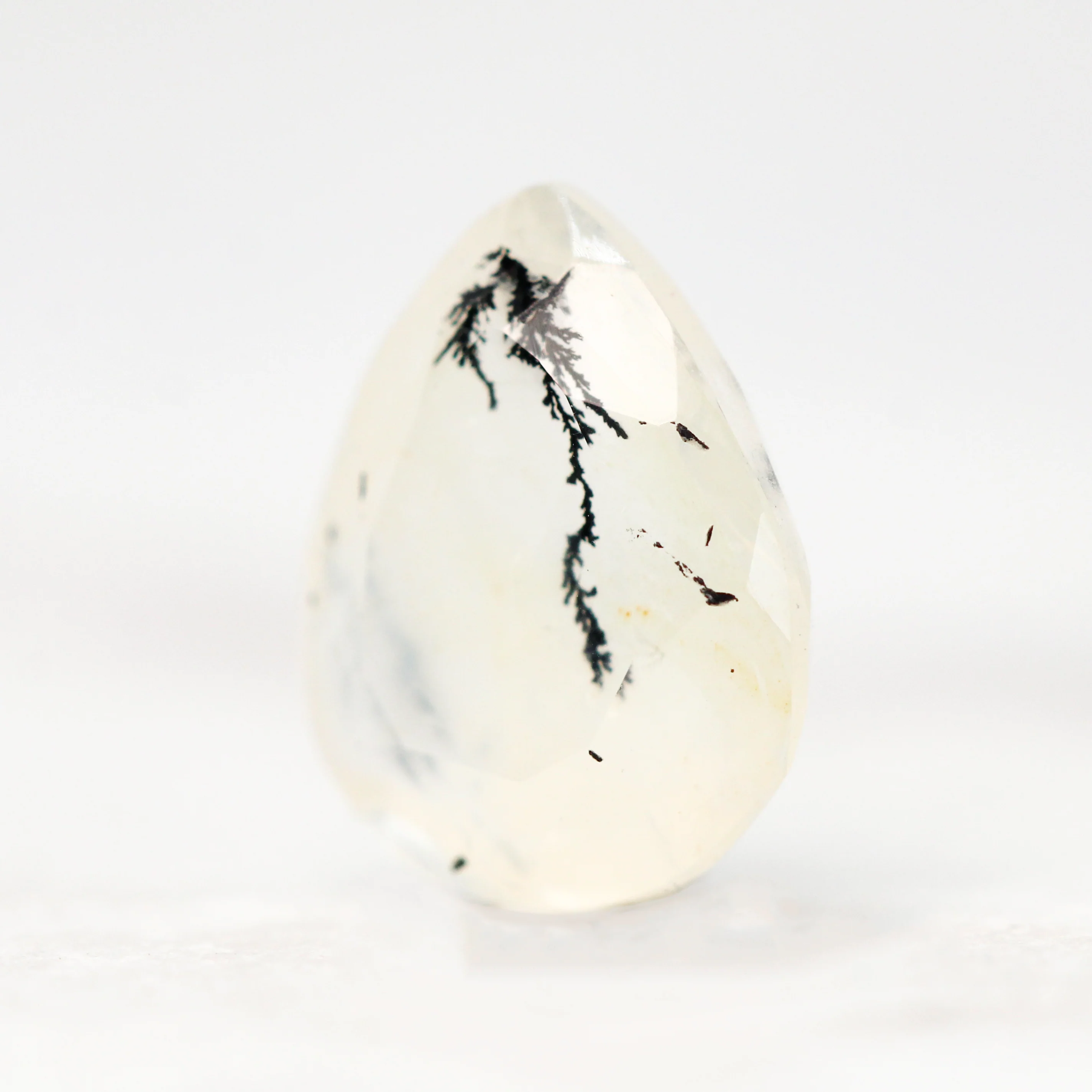 2.29 Carat Pear Dendritic Quartz for Custom Work - Inventory Code DQP229 - Image 4