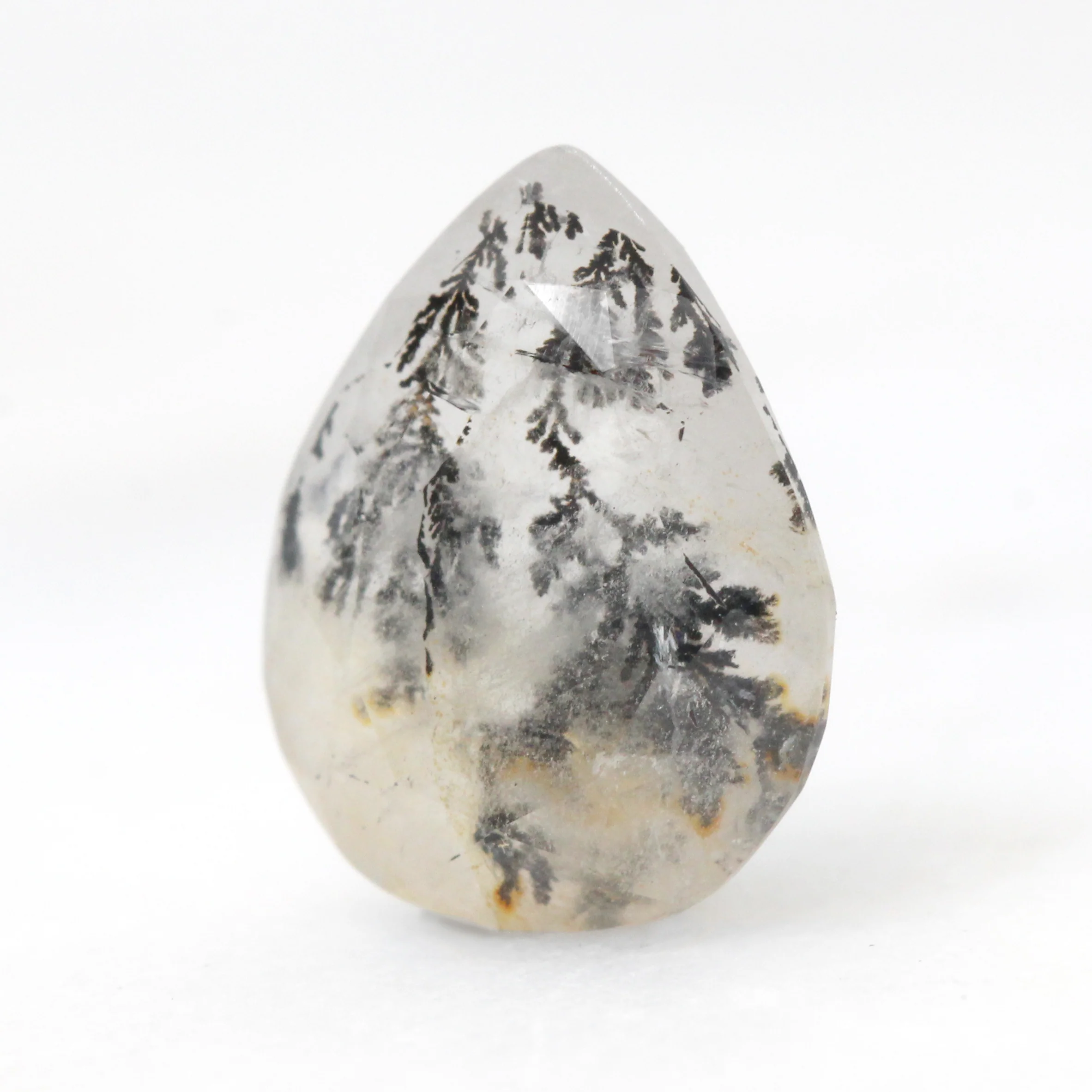2.31 Carat Pear Dendritic Quartz for Custom Work - Inventory Code DQP231 - Image 4