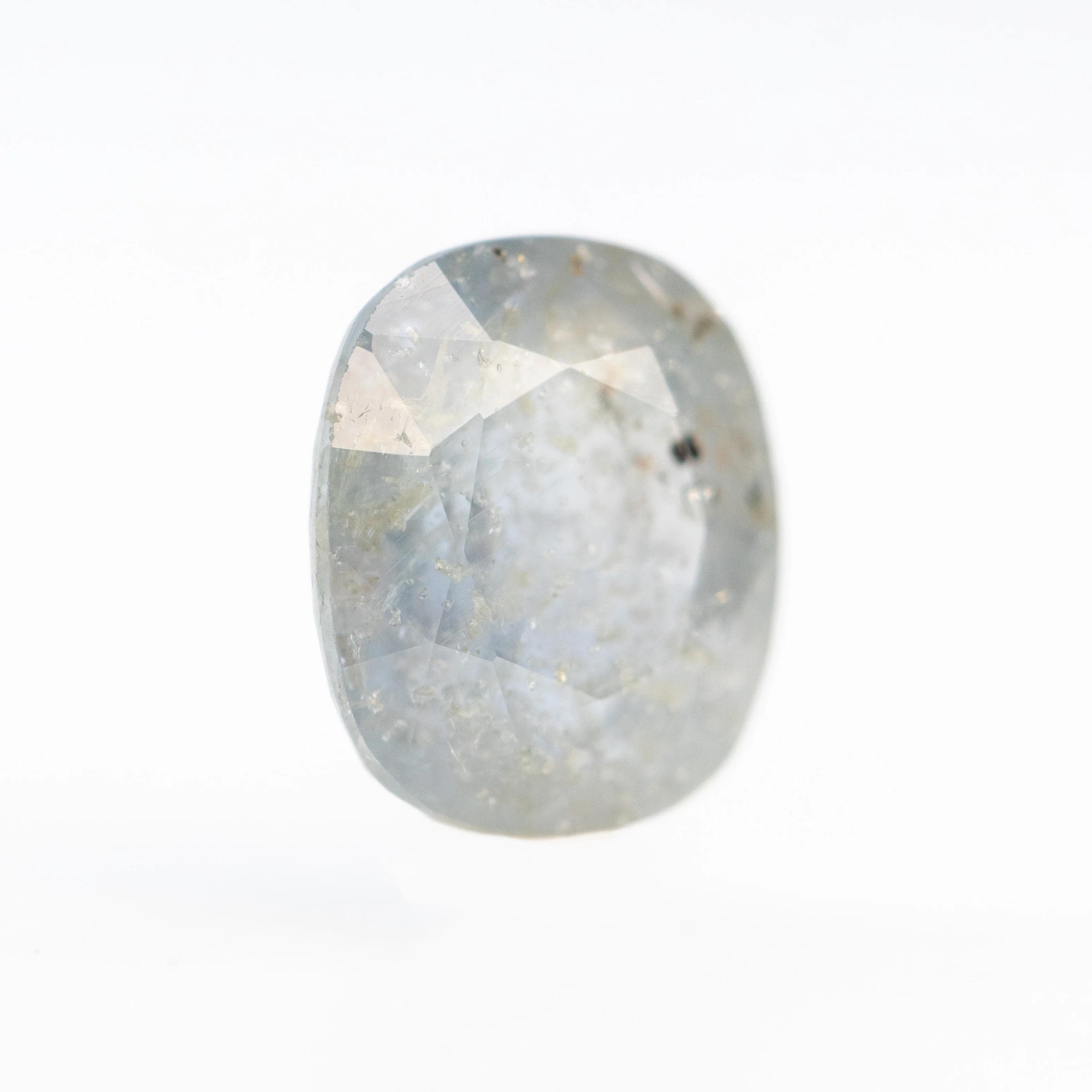 2.34 Carat Warm Gray Oval Sapphire for Custom Work - Inventory Code WGOS234 - Image 4