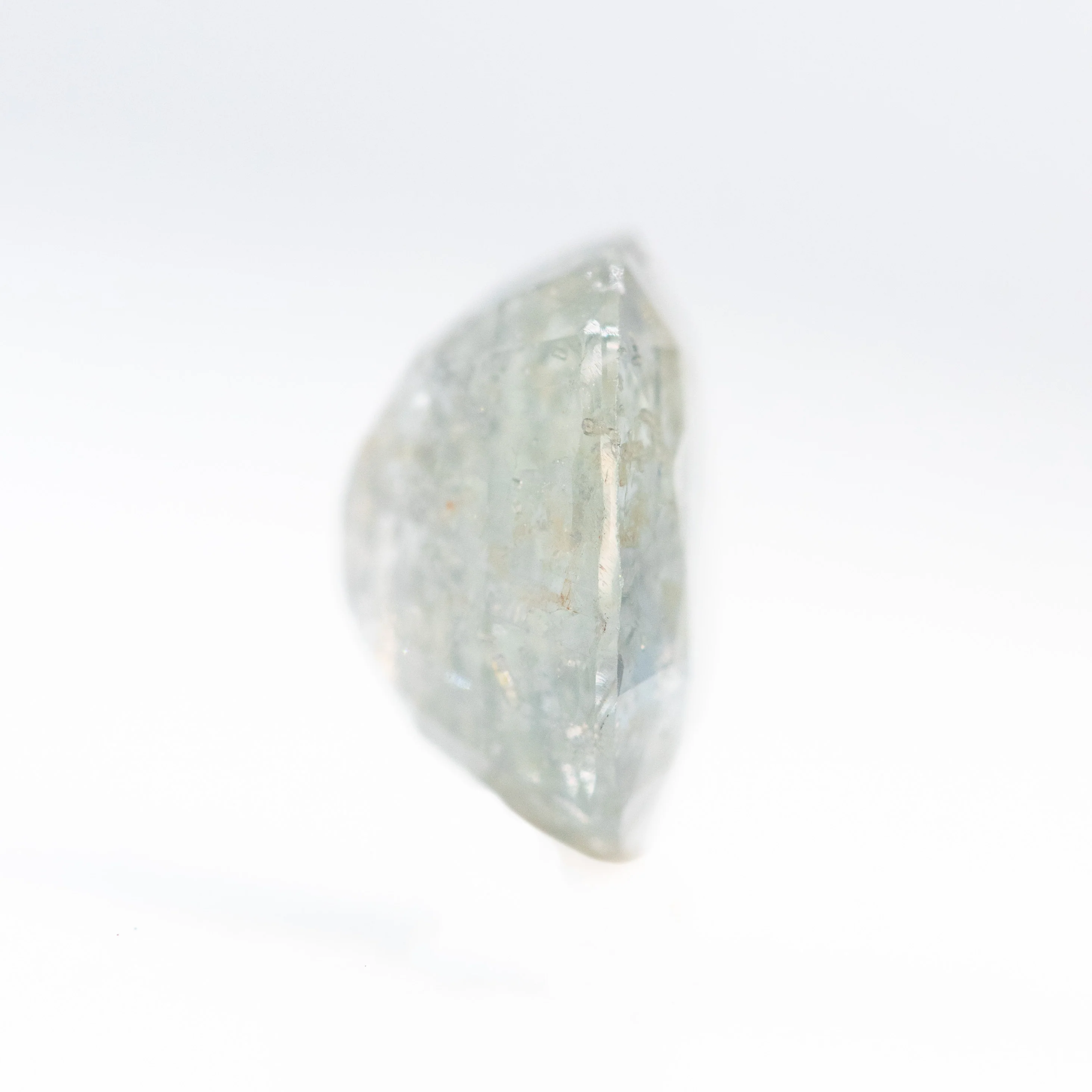 2.34 Carat Warm Gray Oval Sapphire for Custom Work - Inventory Code WGOS234 - Image 5