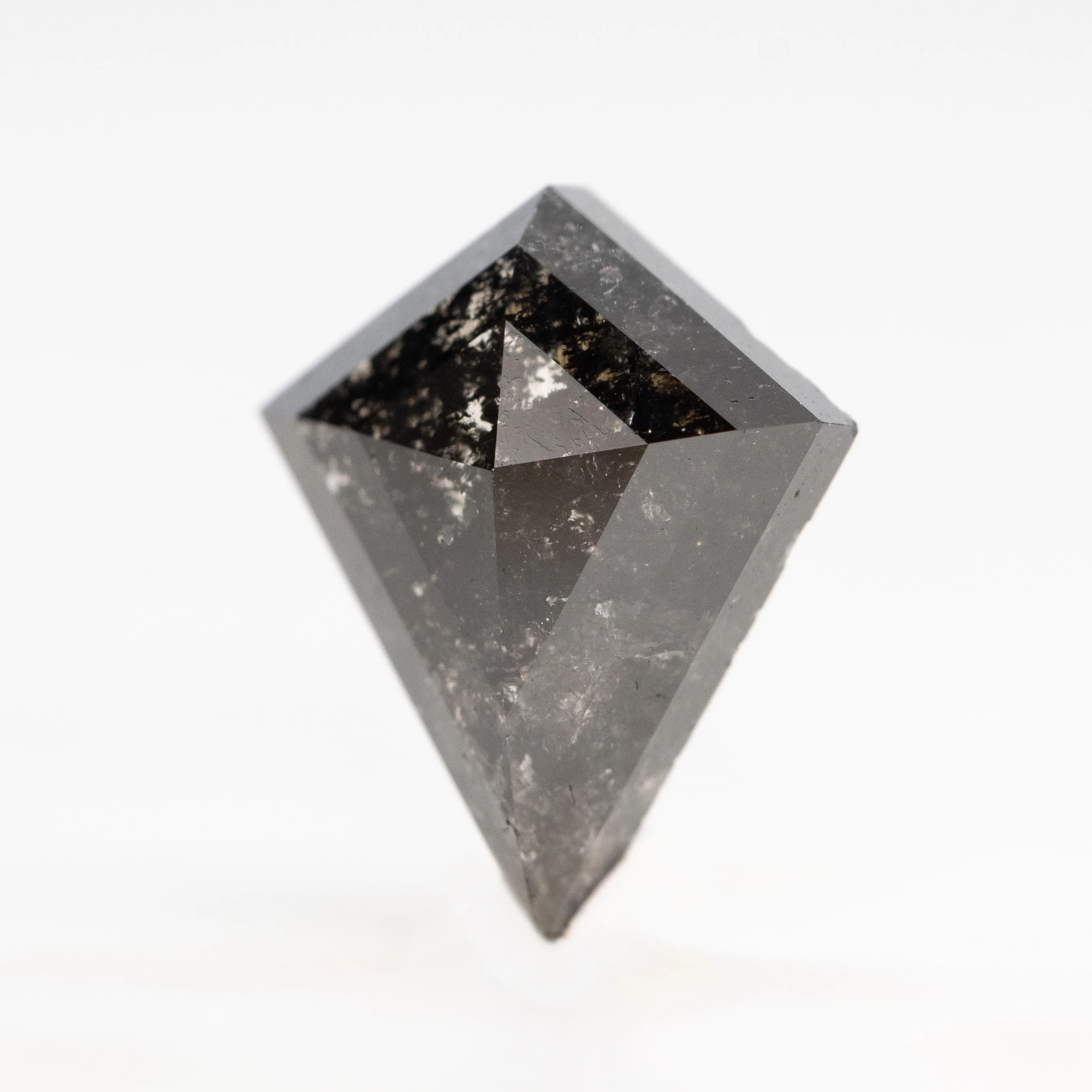 2.36 Carat Black Salt and Pepper Kite Diamond for Custom Work - Inventory Code NBK236 - Image 3