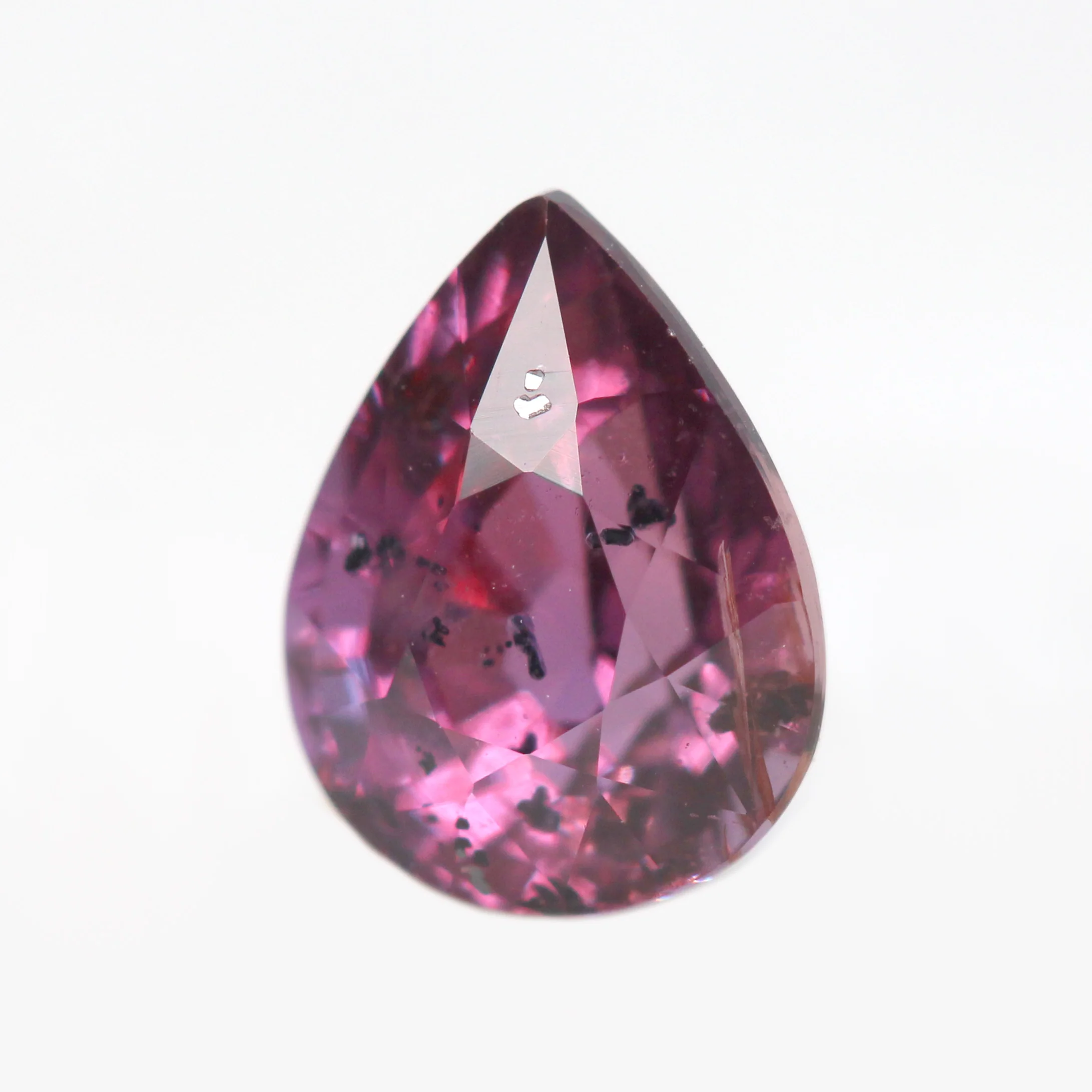 2.37 Carat Magenta Pear Ruby for Custom Work - Inventory Code PPS237 - Image 3