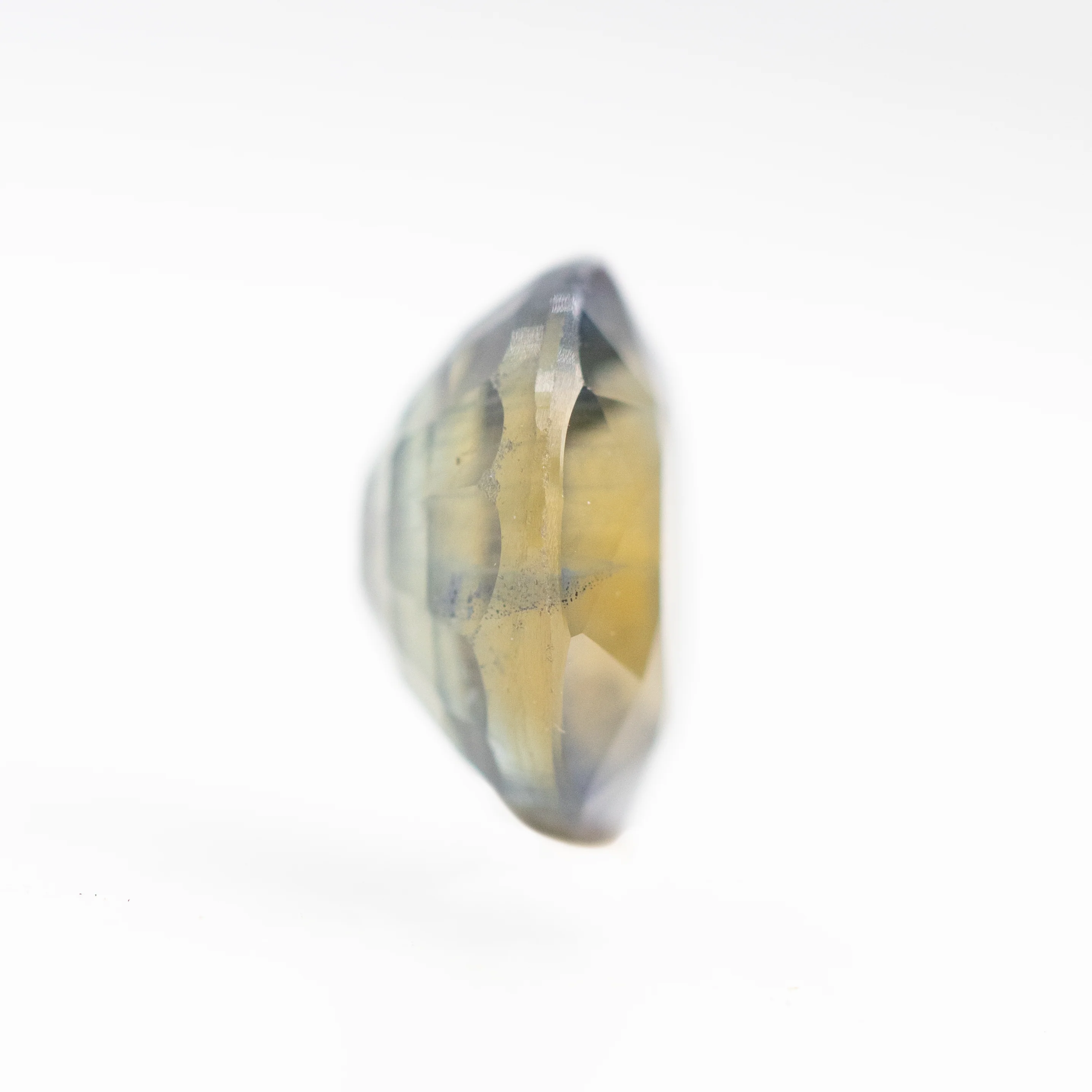 2.39 Carat Blue and Yellow Oval Sapphire for Custom Work - Inventory Code BYOS239 - Image 5