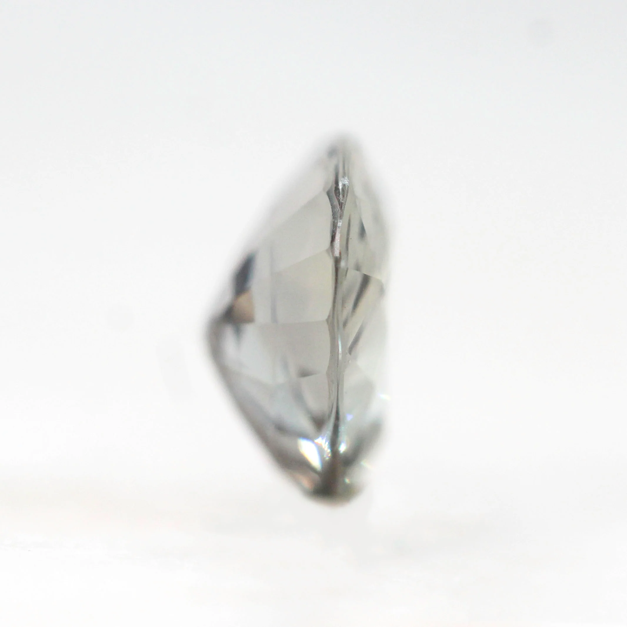 2.46 Carat Clear Gray Trillion Cut Sapphire for Custom Work - Inventory Code CGTS246 - Image 5