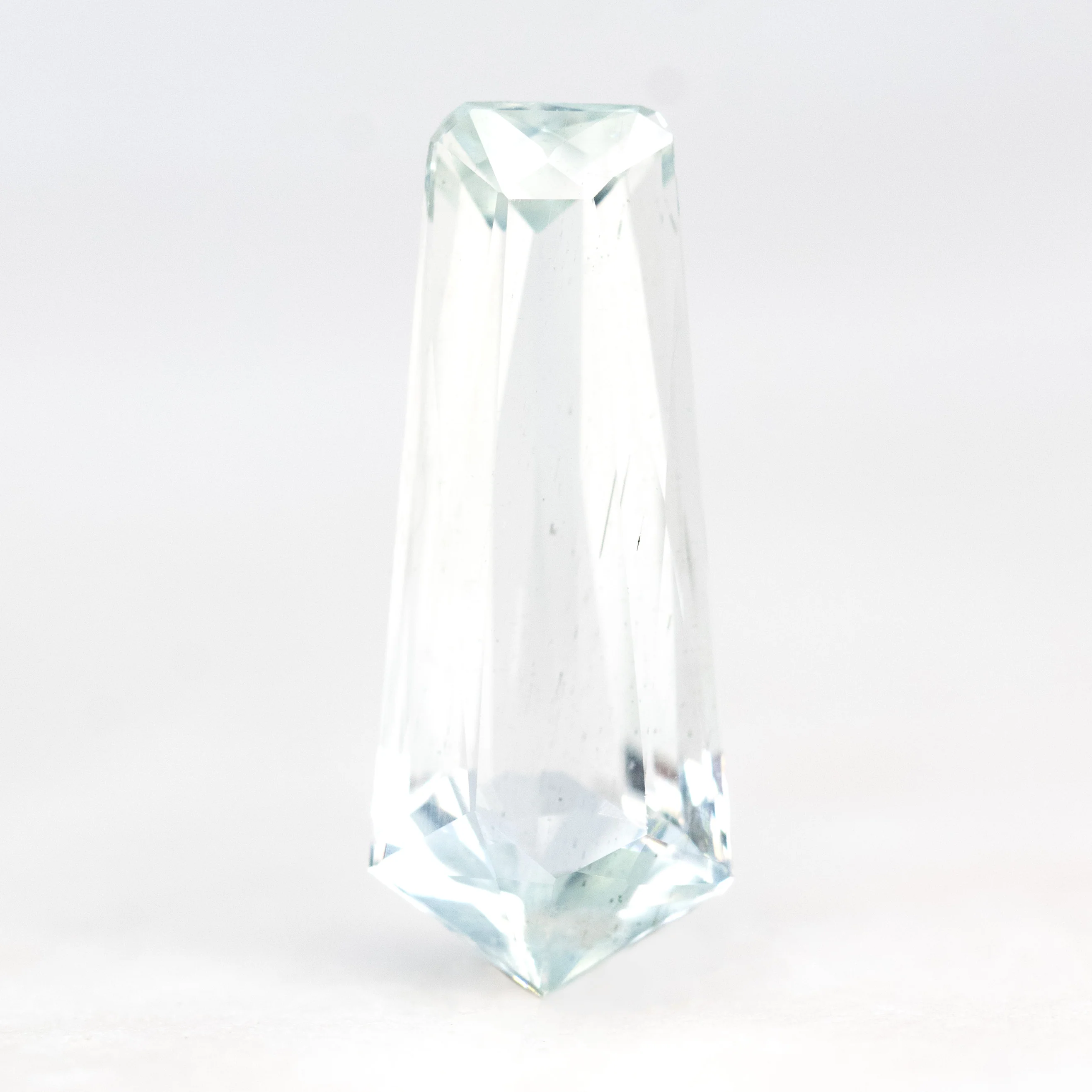 2.49 Carat Shield Cut Aquamarine for Custom Work - Inventory Code CSA249