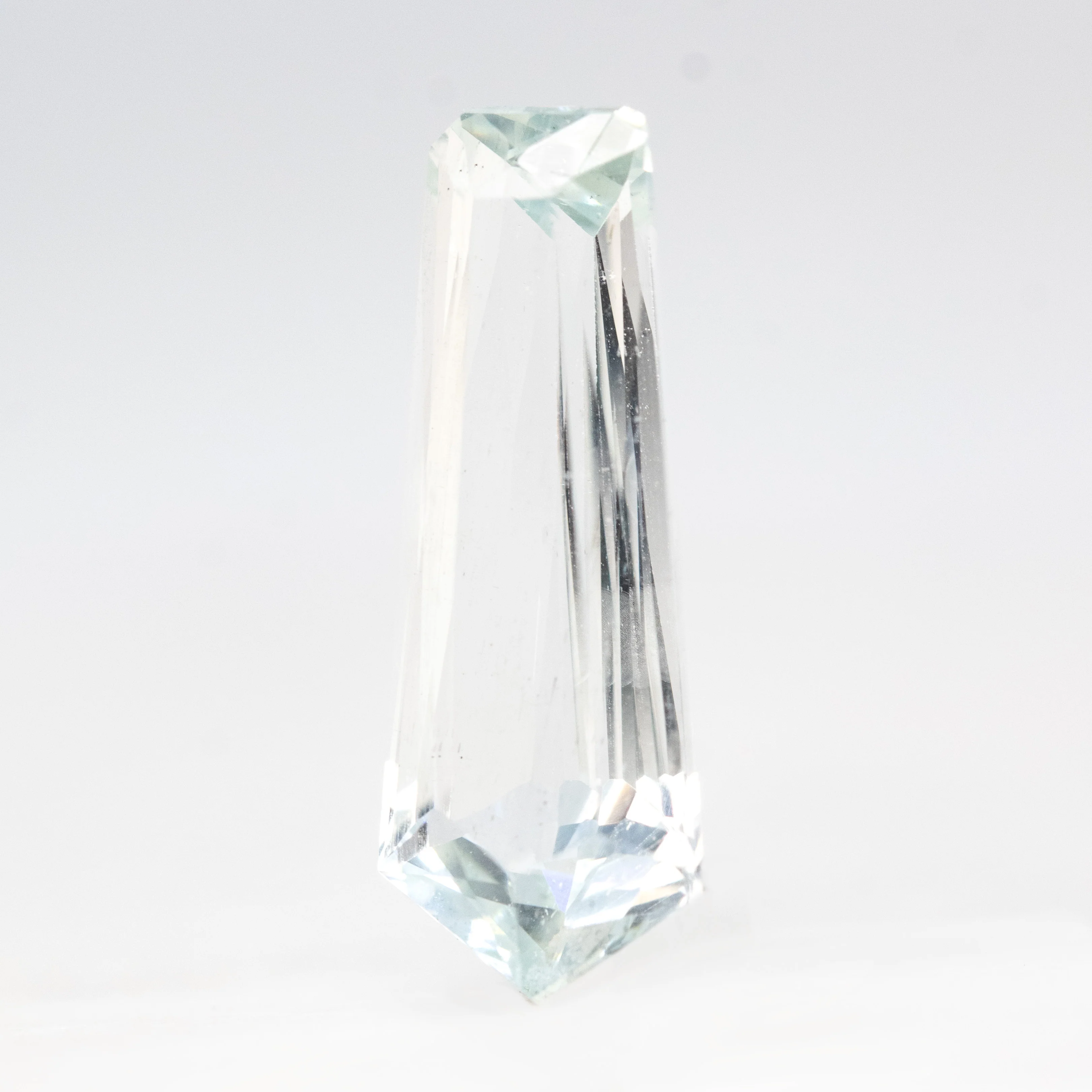 2.49 Carat Shield Cut Aquamarine for Custom Work - Inventory Code CSA249 - Image 3