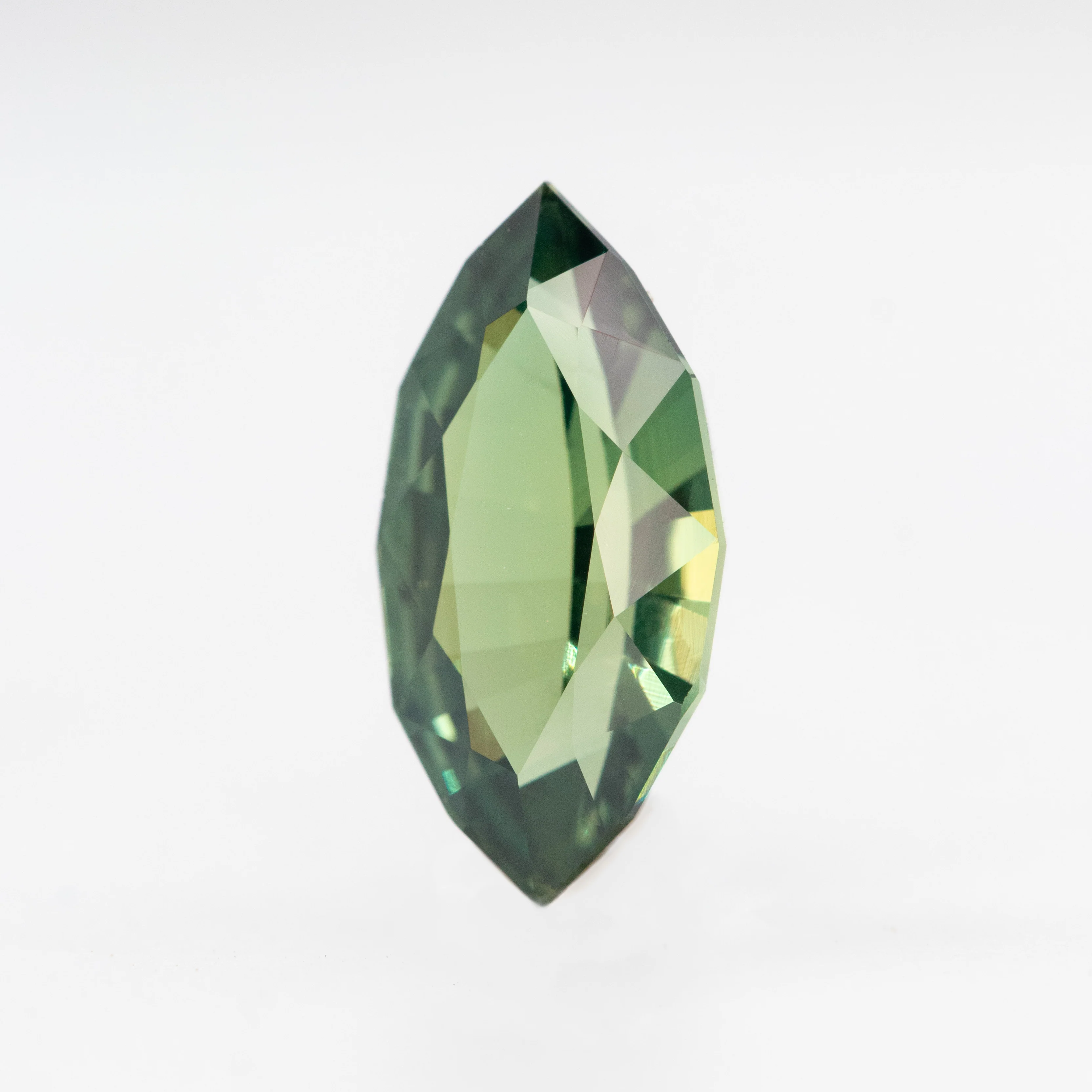 2.51 Carat Teal Green Marquise Sapphire for Custom Work - Inventory Code TGMS251 - Image 3