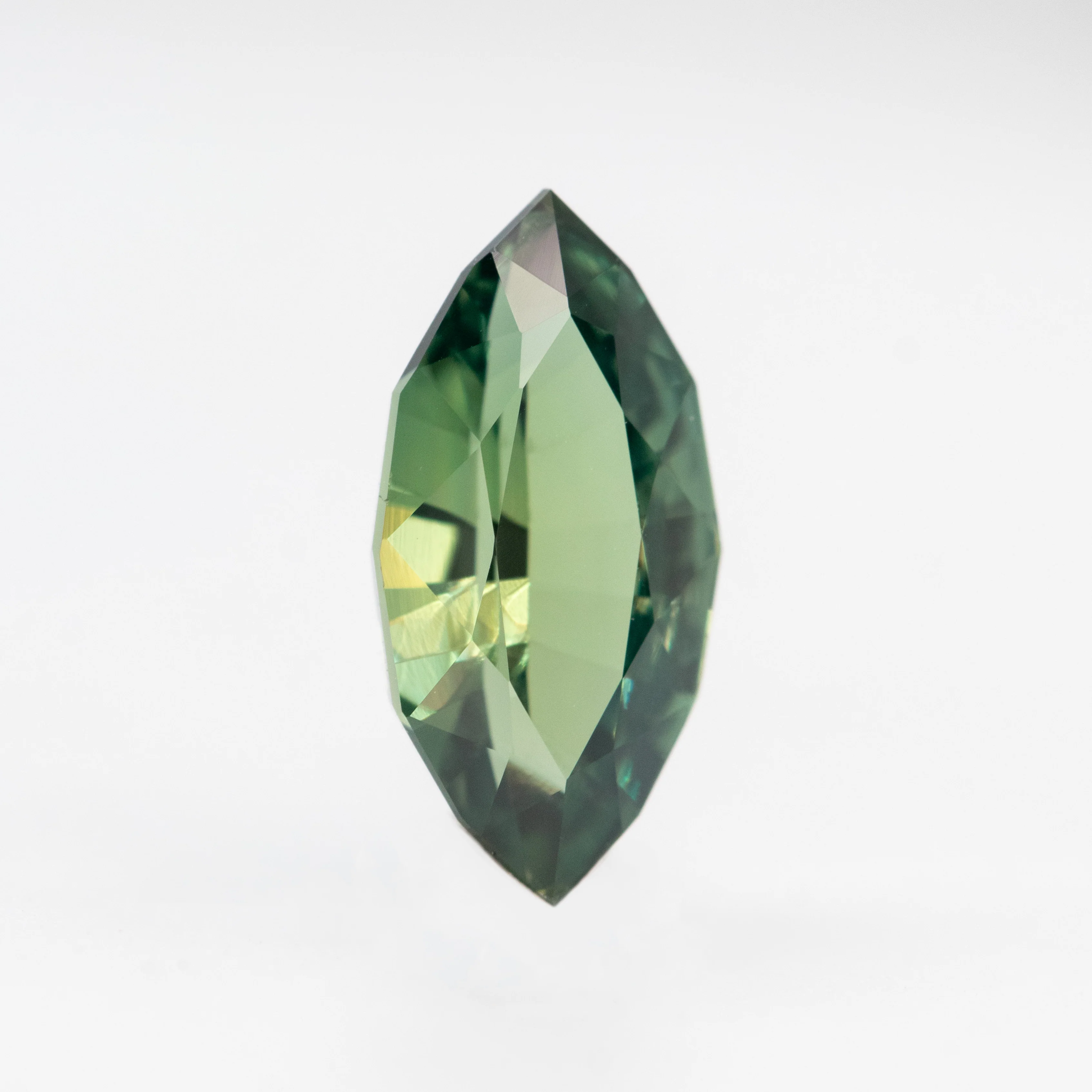 2.51 Carat Teal Green Marquise Sapphire for Custom Work - Inventory Code TGMS251 - Image 4