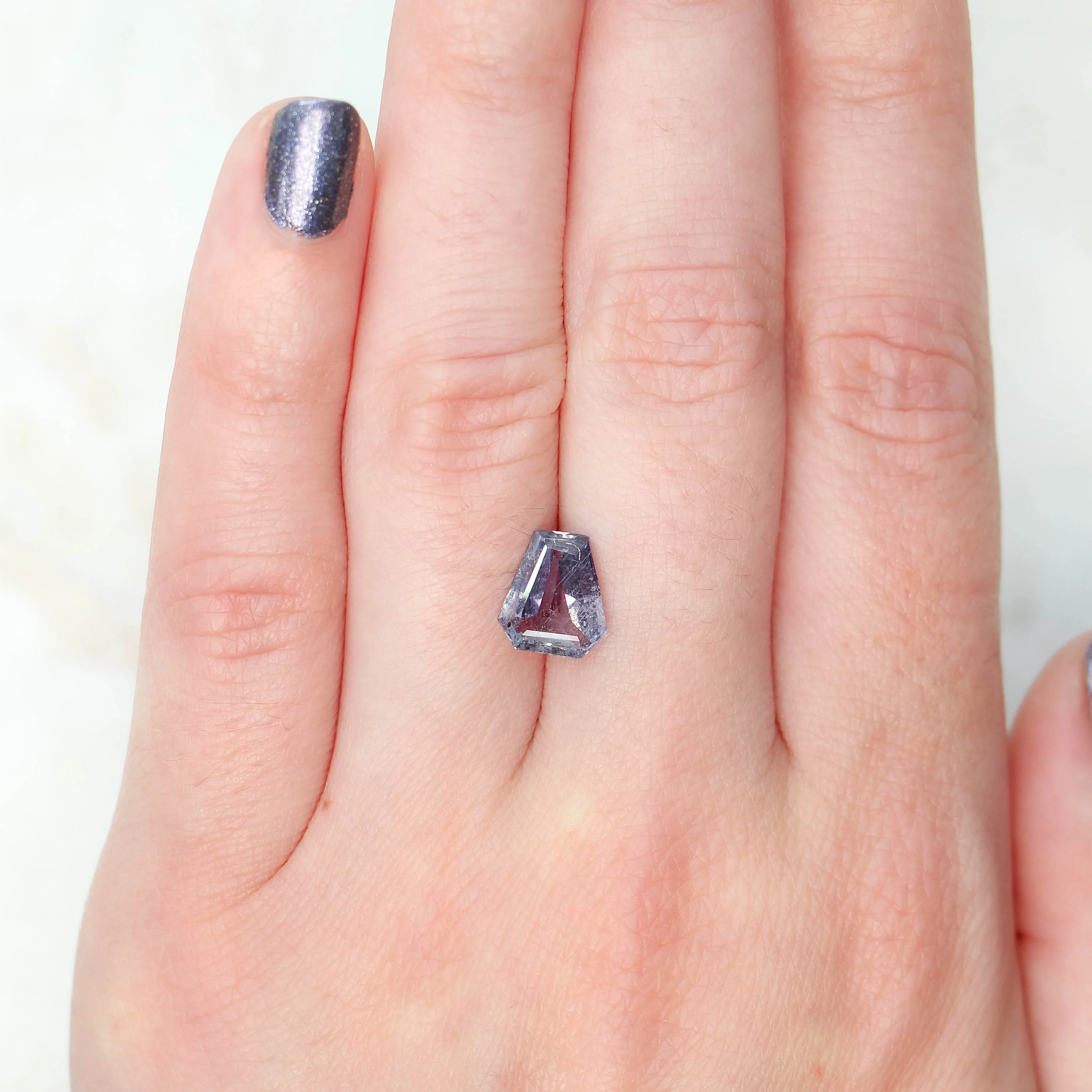 2.53 Carat Purple Shield Sapphire for Custom Work - Inventory Code PSS253 - Image 2