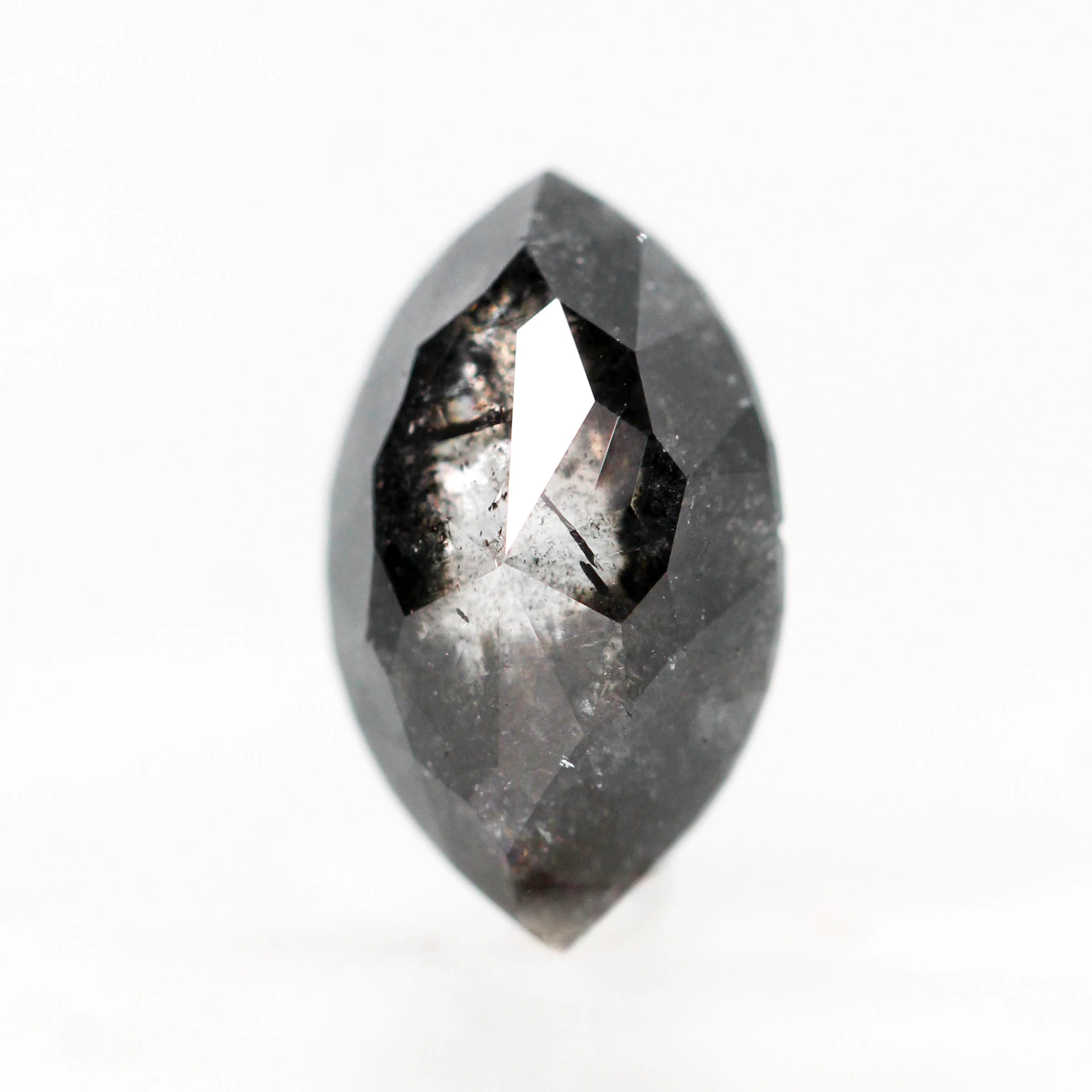 2.55 Carat Salt and Pepper Marquise Diamond for Custom Work - Inventory Code BCM255 - Image 4